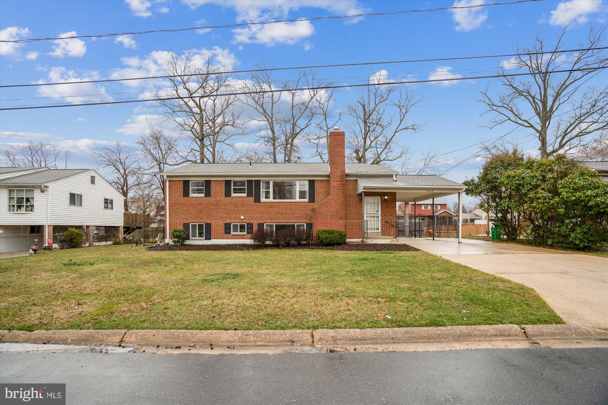 WELCOME TO GOOD LUCK HEIGHTS!  THIS WELL CARED FOR HOME FEATURES FOUR LARGE BEDROOMS AND THREE FULL BATHS.  FOYER ENTRY LEADS TO SPACIOUS LIVING ROOM, SEPARATE DINING ROOM AND UPDATED KITCHEN.   KITCHEN BOASTS HARDWOOD CABINETS, PANTRY, RECESSED LIGHTING, CENTER ISLAND, AND EXIT DOOR TO LARGE DECK FOR OUTDOOR ENJOYMENT.  PRIMARY BEDROOM HAS TWO CLOSETS AND PRIVATE ON-SUITE BATHROOM.  TWO ADDITIONAL BEDROOMS AND UPDATED HALL BATH COMPLETE THE UPPER LEVEL.  LOWER-LEVEL FEATURES TWO EXITS, ONE TO THE CARPORT, THE OTHER TO THE REAR YARD.  HUGE FAMILY ROOM HAS TONS OF NATURAL LIGHT THROUGH PICTURE WINDOW AND WOOD BURNING BRICK FIREPLACE FOR THOSE COZY NIGHTS.  FOURTH BEDROOM IS COMPLEMENTED BY FULL BATH.  LOTS OF STORAGE SPACE IN THE TWO UTILITY/LAUNDRY ROOM AREAS.  RECENTLY INSPECTED AND SERVICED HVAC WITH NEW DUCTS AND ULTRA VIOLET LIGHT AIR SCRUBBER.  FENCED BACK YARD, SHED (AS-IS) AND DOUBLE PARKING PAD FOR UP TO SIX CARS.  THIS HOME IS TURN-KEY AND READY.  HURRY TO SEE THIS COMPELLING PRICED PROPERTY SOON!