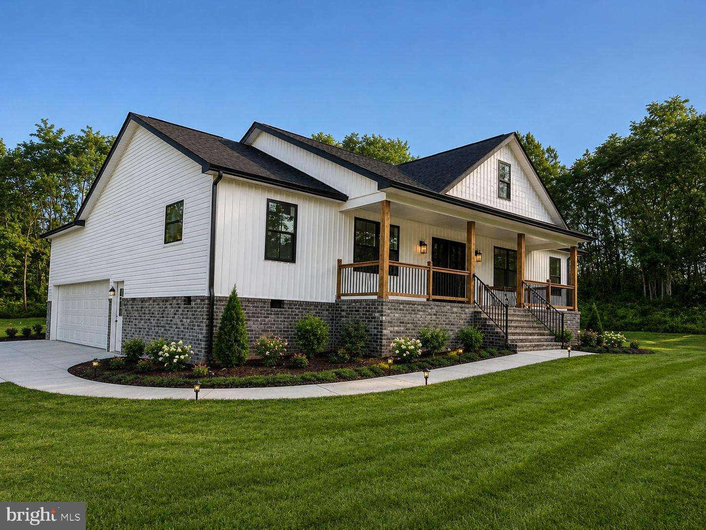 SPECIAL NO MONEY DOWN LOANS! This stunning new construction home,is 100% complete adn move in ready!  It showcases a unique blend of Craftsman and Farmhouse architectural styles, offering a modern yet timeless appeal. Spanning 2 acres, the property features a thoughtfully designed layout with 3 bedrooms and 2.5 bathrooms, perfect for comfortable living. Step inside to discover an open floor plan that seamlessly connects the kitchen and dining areas, ideal for entertaining. The kitchen is equipped with stainless steel appliances, including a built-in microwave, range, and dishwasher, ensuring both functionality and style. The luxurious primary bath features a soaking tub and a walk-in shower, while the spacious walk-in closets provide ample storage. Natural light floods the interior through double-pane, insulated windows, enhancing the home's energy efficiency. Recessed lighting throughout adds a modern touch, while luxury vinyl plank flooring offers durability and elegance. Additional highlights include an entry-level bedroom, a dedicated laundry area with hookups, and a side-entry attached garage with space for two vehicles. The exterior is crafted with high-quality materials such as brick and HardiPlank, ensuring longevity and low maintenance. With its unique design and exceptional craftsmanship, this property is a rare find, offering a perfect canvas for your dream home. Don't miss the opportunity to make this exquisite residence your own.