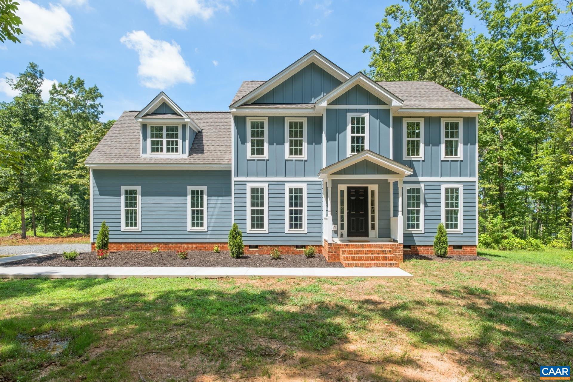 Discover your dream home in this exceptional new construction! This beautifully designed 4-bedroom, 2-bath residence is bathed in natural light and features striking hardie plank siding. Enjoy the luxury of an expansive rear deck, perfect for relaxing afternoons and entertaining guests, along with elevated bathrooms that add a touch of sophistication. A newly poured concrete sidewalk warmly welcomes you home.  Inside, you?ll find an inviting open layout between the kitchen and living room, providing an ideal space for family gatherings and cozy nights in. The convenience of a 2-car garage with sleek epoxy flooring further enhances the home's practical appeal, complemented by a fresh layer of gravel in the outdoor areas.  Nestled on a generous 2-acre lot with no HOA, this delightful retreat is just minutes away from NGIC, shopping, and grocery stores. With over 2,200 square feet of thoughtfully designed living space, this home seamlessly blends comfort and style. Don't miss your chance to experience the charm and endless possibilities of your brand-new home ? schedule your visit today!,Granite Counter,Painted Cabinets