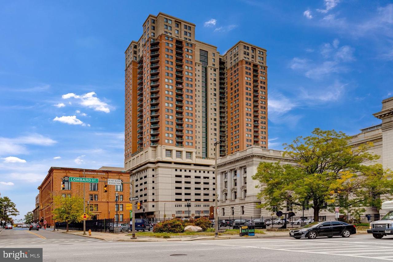 Enjoy elevated city living from the 29th floor of 414 Water Street. This well-maintained one-bedroom, one-bath condominium features an open living and dining area, a functional kitchen, generous natural light, central air conditioning, and expansive views of the Baltimore skyline. The efficient floor plan offers approximately 631 square feet of comfortable living space with convenient in-unit laundry.

Building amenities include 24-hour concierge/front-desk service, a fitness center, outdoor swimming pool, resident common areas, and secure garage parking. Conveniently located near the Inner Harbor, Harbor East, downtown dining, shopping, entertainment, public transportation, and major commuter routes.