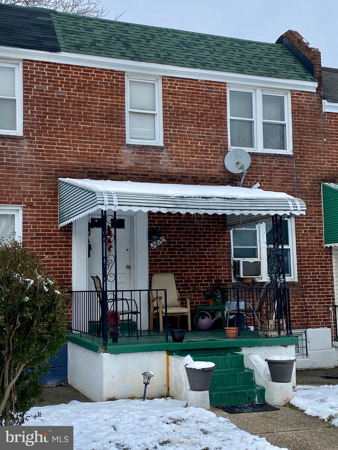Sought after duplex is ready for your investment portfolio! Porch front sturdy brick home in historic East Baltimore. Both units are occupied with long term tenants who want to stay. Unit one is the main and basement level with a living room, 2 bedrooms and a half batho on the main level and the kitchen and full bathroom on the lower level. Unit two is the upper level with one bedroom, living room, full bathroom, and kitchen. Fenced backyard. Tree lined sidewalk neighborhood. Newer roof and new gutters on back. Separately metered with up to date rental license and lead cert. Potential parking across the alley in back. Property sold strictly as-is. Make this income producing property yours today!