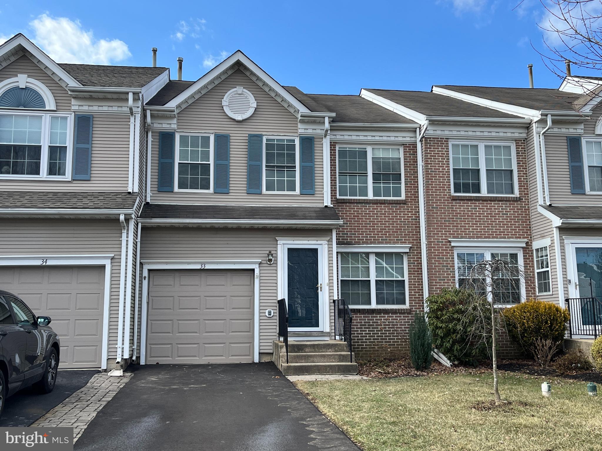 Rarely offered large townhome with unfinished Basement backing to no other homes and on a cul de sac street. This model has the bonus features of the extended kitchen addition plus a master sitting room or office off the primary suite. The floorplan offers a good sized living room and separate dining room plus a family room with fireplace off the kitchen. The Master suite includes a cathedral ceiling, sitting room, bath and walk-in closet.  Two additional bedrooms and  a large laundry room complete the upstairs. Garage and off street parking. Close to shopping and great eateries of Newtown Borough. Award-Winning Council Rock Schools!

Newer HVAC and replaced windows.