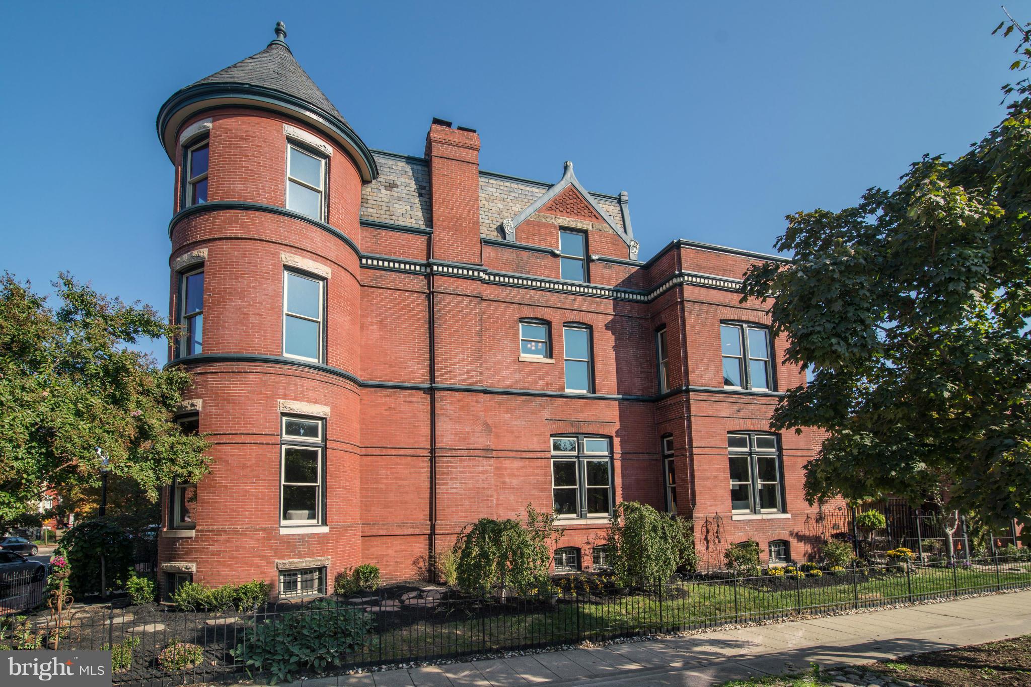 One half block from Metro, renovated and masterfully restored, 1894 Corner Victorian with over 4400 SF of light-filled rooms incl. in-law suite. Museum-quality restoration boasts period details incl pocket doors, crown moldings, original fireplaces, natural wood moldings & wood floors. A 2-story Carriage House provides parking & storage w/ all utilities. Modern systems incl 2-zoned HVAC.