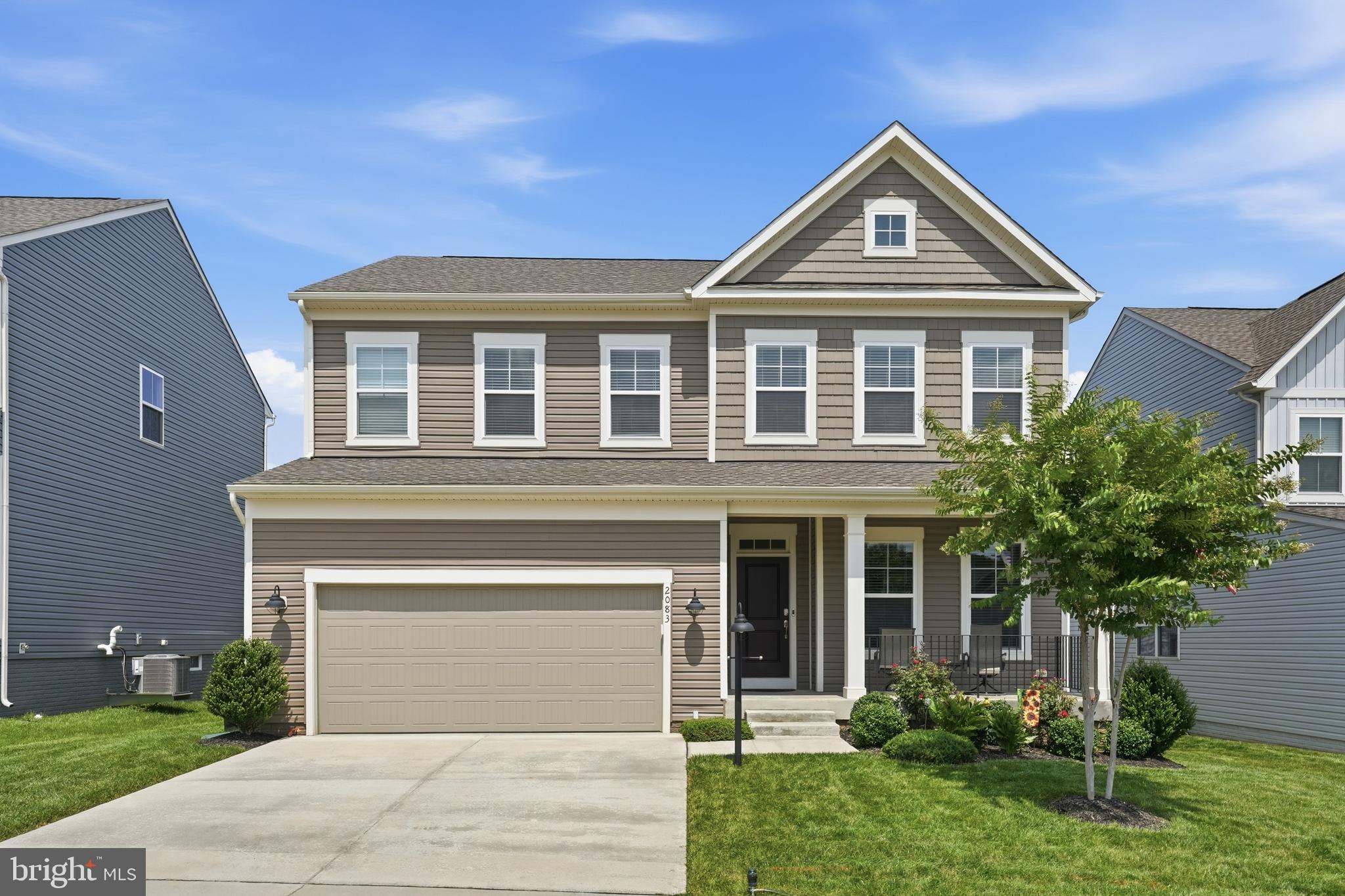 Welcome to Stonehaven! Better than new, this beautifully upgraded five-bedroom Powell floor plan offers the perfect blend of modern style, thoughtful upgrades, and functional living spaces.  UPDATED PROFESSIONAL PHOTOS COMING SOON!  SHOWS BEAUTIFULLY! 

The current owners have enhanced the home with custom interior paint, a striking wood accent wall, luxury vinyl plank flooring throughout the entire main level, and a fully fenced backyard complete with an expansive deck that steps down to a spacious patio, perfect for entertaining, relaxing, or enjoying the outdoors. The durable LVP flooring is not only beautiful but also ideal for busy households and pet owners.

Designed for both everyday living and entertaining, the open-concept main level features a gourmet kitchen with granite countertops, 42-inch cabinetry, an undermount sink, GE stainless steel appliances, a large center island, and designer lighting. Just off the kitchen, you'll love the upgraded morning room, which fills the home with natural light and creates the perfect space for casual dining, morning coffee, or simply relaxing while overlooking the backyard. The spacious Great Room flows seamlessly from the kitchen, while a formal dining room provides the ideal setting for holiday gatherings and special occasions. A private home office located off the foyer offers an excellent space for working from home.

Upstairs, you'll find four generously sized bedrooms, each featuring its own walk-in closet, including the spacious owner's suite complete with an oversized walk-in closet and luxurious en-suite bath with marble countertops.

The finished lower level expands your living space with a large recreation room, a full bathroom, and a fifth bedroom, making it ideal for guests, multi-generational living, a home gym, or additional office space.

Additional features include 9-foot ceilings, designer lighting, marble countertops in the full bathrooms, and quality finishes throughout.

Located in the highly desirable Stonehaven community, this move-in-ready home offers all the benefits of new construction plus thousands of dollars in completed upgrades without the wait. Simply unpack and start enjoying everything this exceptional home has to offer!