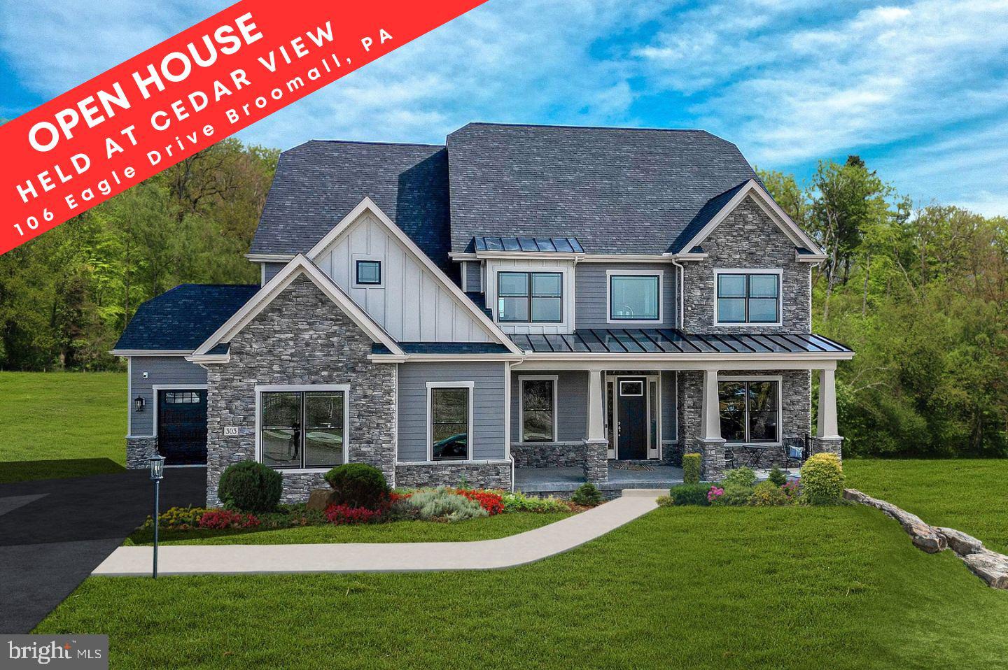 Step into luxury with this stunning, modern craftsman-style Aberlour floorplan! Enter to a grand two-story foyer that flows into a spacious and open first floor. An entertainer’s dream, this home boasts a bright and airy gourmet kitchen complete with a breakfast room, generous island, and butler’s pantry. The window-laden great room beams with natural light and features a beautiful gas fireplace. Visitors will enjoy the private first-floor guest suite with full bath and walk-in closet. The second-floor owner’s suite flows into a luxurious bathroom sanctuary and a generous walk-in closet. Touches of convenience and luxury on the second floor include 3 additional spacious bedrooms each with a walk-in closet, 2 full baths and a laundry room.

Ideally located within the highly sought-after West Chester Area School District. Situated on a flat, 1+ acre homesite, this picturesque property offers the flexibility to accommodate a variety of thoughtfully designed floor plans. Enjoy the freedom of a sizable yard with no HOA, providing both privacy and versatility. Conveniently positioned with easy access to Routes 30, 202, 100, and 322, this location seamlessly blends tranquility with everyday accessibility.

Photos are from a previously built home with similar floor plan. Actual home finishes and price will vary based on homeowner selections.  Eddy can build on any lot, anywhere and many floorplans are available.