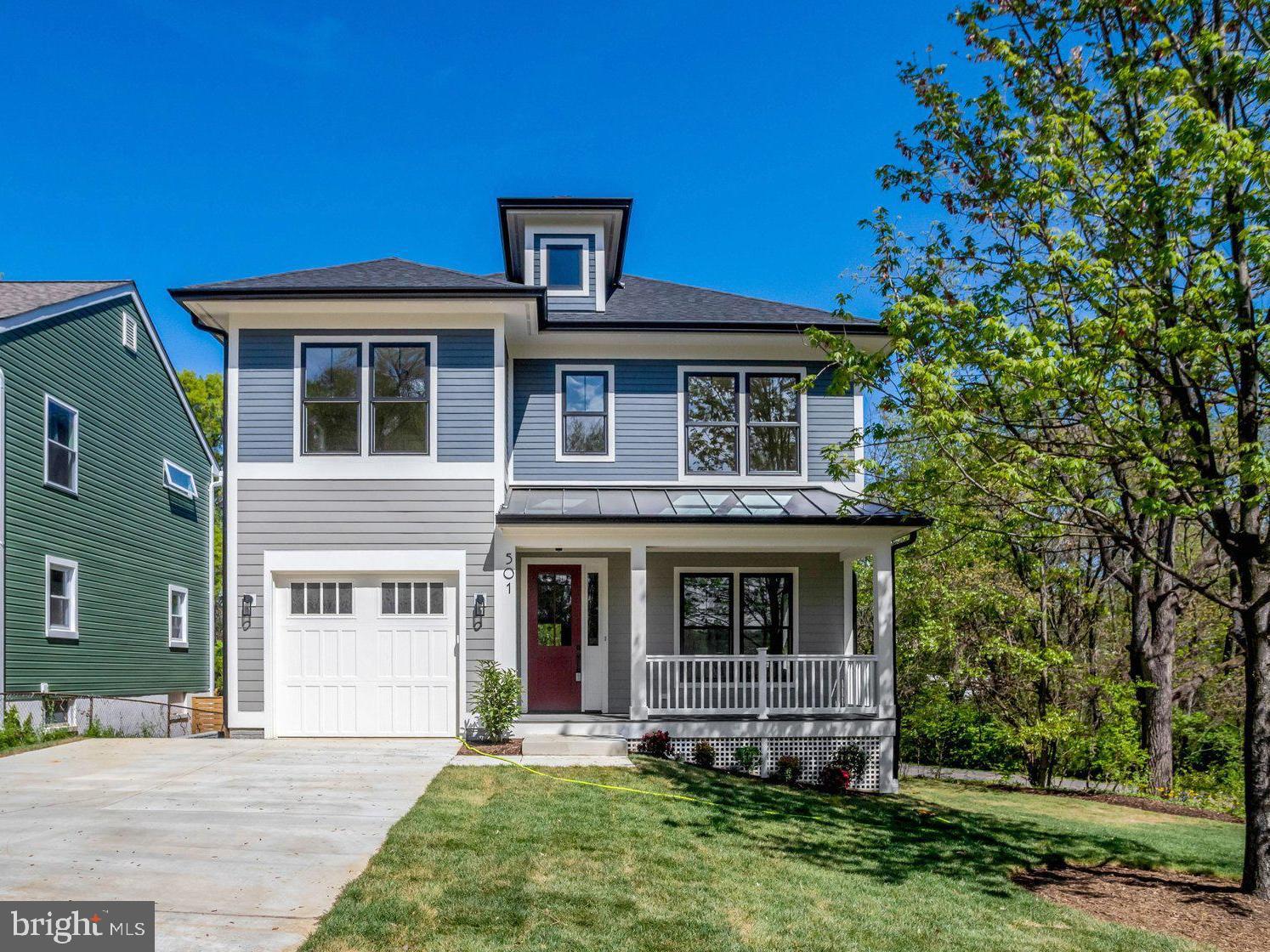 Open St from 1-4PM. Now Complete – Brand New Construction! This exceptional home offers the perfect blend of location, design, and craftsmanship.
LOCATION – Tucked at the end of a quiet street and directly adjacent to the W&OD Trail, enjoy easy access to miles of scenic paths. Walk or bike to Ballston Quarter, or commute effortlessly with nearby Metro access and Route 66.
DESIGN – Thoughtfully designed with today’s lifestyle in mind, this home features 5–6 bedrooms, 4.5 baths, an attached garage, and an expansive screened-in porch. With over 4,200 finished square feet, the layout offers both open, inviting spaces for entertaining and comfortable areas for everyday living.
CRAFTSMANSHIP – Built by Spring Street Development, a respected Arlington builder with over 25 years of experience, known for quality construction and timeless attention to detail.
