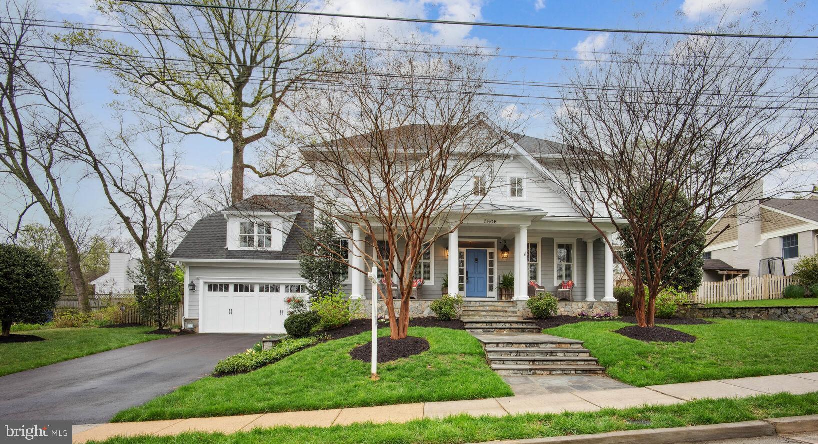 STUNNING CUSTOM HOME DESIGNED BY THOMAS FRENCH AND BUILT BY SPRING STREET DEVELOPMENT ON A QUIET CUL DE SAC IN PRIME ARLINGTON LOCATION!  It is rare to find such an amazing home on a beautiful cul de sac in the sought after school pyramid of Discovery, Williamsburg,  Yorktown! Welcoming flagstone front walk leading to a relaxing, wide flagstone front porch with beadboard ceiling, recessed lights, and built-in speakers * Fantastic light filled floor plan with jaw dropping reclaimed Middleburg farm wood fence flooring throughout the main and upper level * 9'+ ceilings on all levels, custom shutters & window treatments, & impressive wood trim throughout * Formal living room with built-in bookcases * Formal dining room with built-in speakers * Main level home office * Open gourmet kitchen with large kitchen island/breakfast bar, granite counters with river rock finish & tile back splash, stainless steel appliances, 42" cabinets with soft close drawers & crown molding accents, eat-in area with built-in bench seating, & butler pantry with wood counters, wine storage, & beverage refrigerator * Cozy family room with coffered ceiling, stone gas fireplace with wood mantle, built-in speakers & French doors to back yard & screened porch * Private fenced yard with professional landscaping & flagstone patio * Unwind on the screened porch with beadboard tray ceiling, ceiling fan, & built-in speakers * Wide wood staircases with landings lead to upper & lower levels * Playroom/Rec Room off the stair to the upper level over the garage * Open upper level landing area * Primary bedroom features a tray ceiling, ceiling fan, recessed lights, views of the back yard, two walk-in closets, & luxurious bath with double vanity sink, basket weave marble tile floor, soaking tub, & shower with dual shower heads * Second bedroom with walk-in closet & private bath * Second and third bedooms with spacious closets and shared bath with double sink vanity * Mud room off lower level staircase with built-in cabinets leads to the two car garage * Lower level recreation room with recessed lights, full sized windows, & walk-out to the back yard * Private lower level guest bedroom * Lower level full bath * Den off rec room with glass doors is a great additional office * Huge storage room could be used for storage, fitness room or media room * Two zone gas hvac plus 75 gallon gas water heater * Short distance to the Williamsburg & Harrison Street shopping centers, easy access to I-66 plus just a short distance to the Metro Rail!