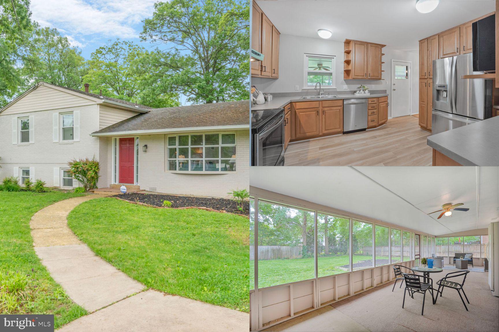 Welcome Home to 8816 Fort Hunt Road! This move-in-ready split-level residence offers 3 bedrooms, 2.5 bathrooms,  a spacious recreation room, and abundant storage—perfectly blending comfort and functionality. Located in the sought-after Fort Hunt area, this home sits on a large, flat, fully fenced lot and features a generous screened-in back porch, ideal for relaxing or entertaining while overlooking the beautifully landscaped backyard.  Inside, the main level offers a bright and airy living room that flows seamlessly into a large dining area and an updated kitchen complete with modern cabinetry, sleek countertops, and stainless steel appliances. The thoughtful split-level design provides an ideal layout for everyday living. Upstairs, you’ll find a spacious primary bedroom with a private en-suite bath, two additional bedrooms, and a full hall bathroom. The lower level offers incredible flexibility with a large recreation room, a half bath, a laundry area, and a versatile secondary room that can serve as a home gym, office, workshop, or storage—with direct walkout access to the backyard. Additional features include a two-car driveway and ample street parking. Enjoy being less than a mile from the Potomac River and scenic Fort Hunt Park, with Mount Vernon Plaza just minutes away, offering a wide array of shopping and dining options including Costco, Walmart, Home Depot, T.J. Maxx, Old Navy, PetSmart, Staples, and more. Your next chapter starts here! Come see today!