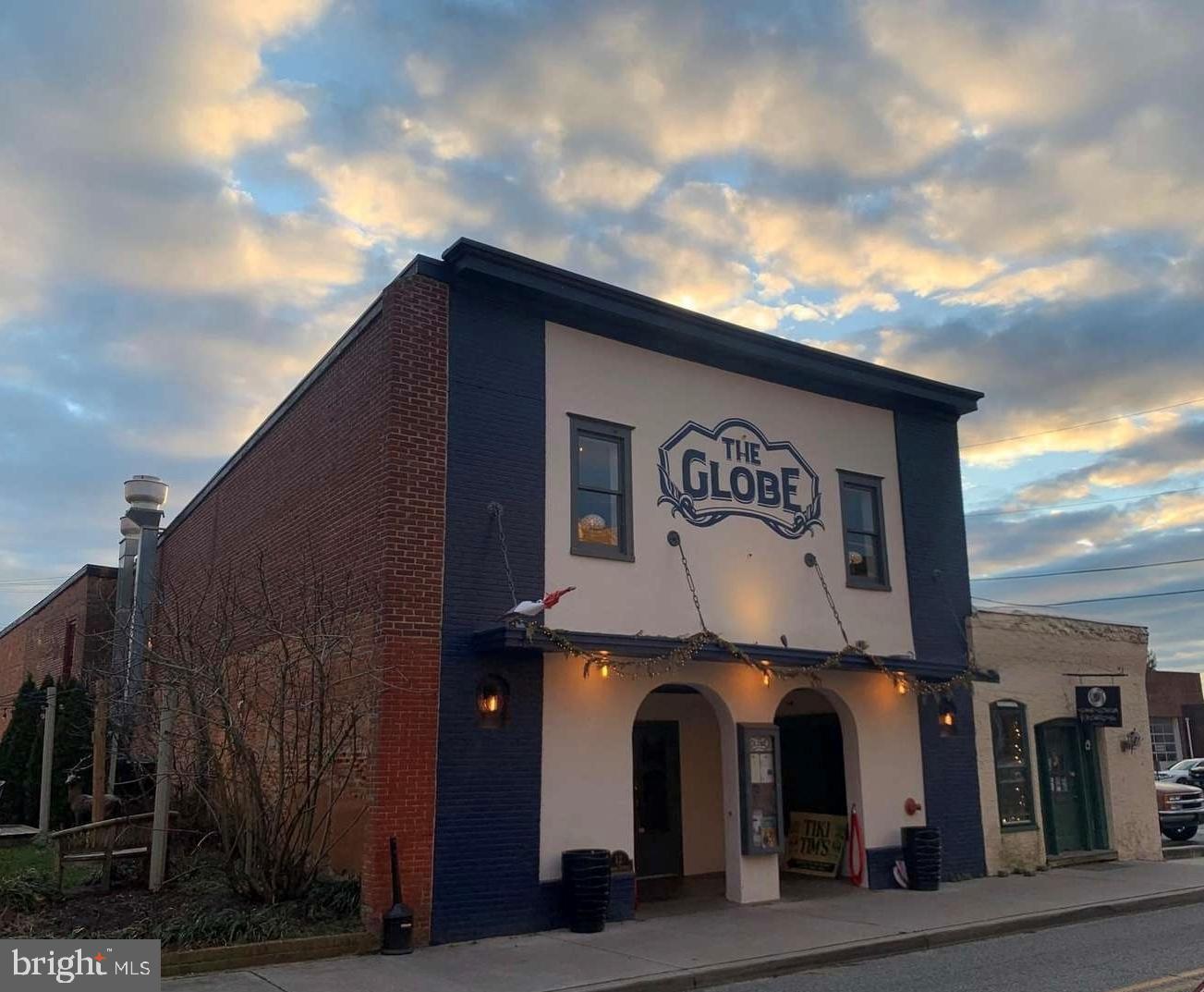The Globe is located in historic Berlin, MD. The tenant is a restaurant operator under a 3 year Triple Net (NNN) lease with two 3 year options to renew. The annual rent increases by 3% each year. Full property details can be provided upon request with a confidentially agreement.

Sale price is listed at $1,645,000.00 with a 7% cap rate. 

The tenant operates under "Oaked at The Globe." Do not disturb the tenant or inspect the property without coordination with the listing agent.