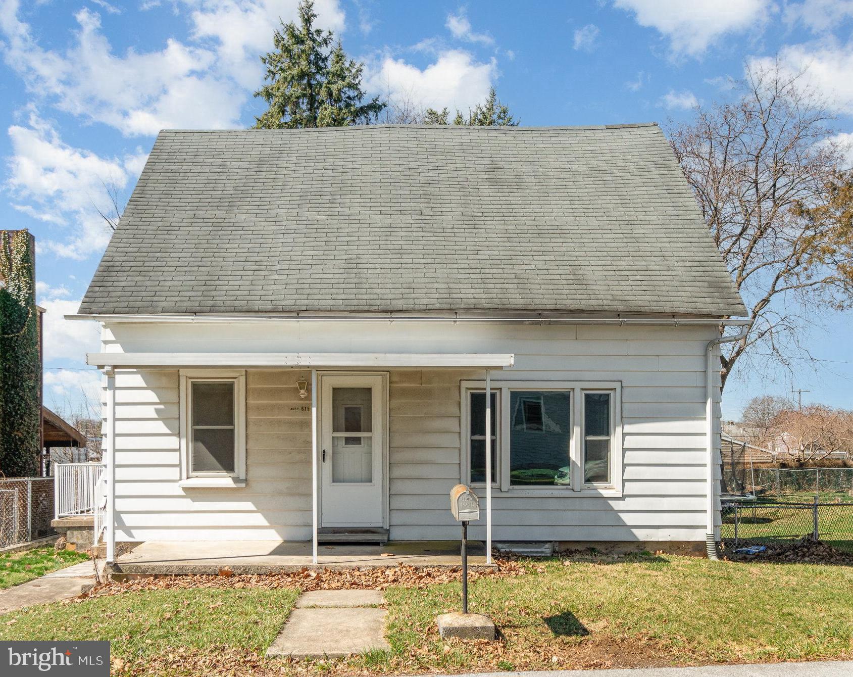 This cape cod has so much potential to be absolutely charming!  An excellent investment opportunity exists with this home. The layout is functional with a cozy living room, dining area, and office or sitting room & main level laundry off of the bathroom. The 2nd level provides 3 bedrooms and a pass through loft space and a walk up 3rd level attic. The home is in need of a new roof and significant updating throughout. Nice level lot with mature trees.  Replacement windows & full basement. Possible off street parking can be created.
Sold AS-IS.