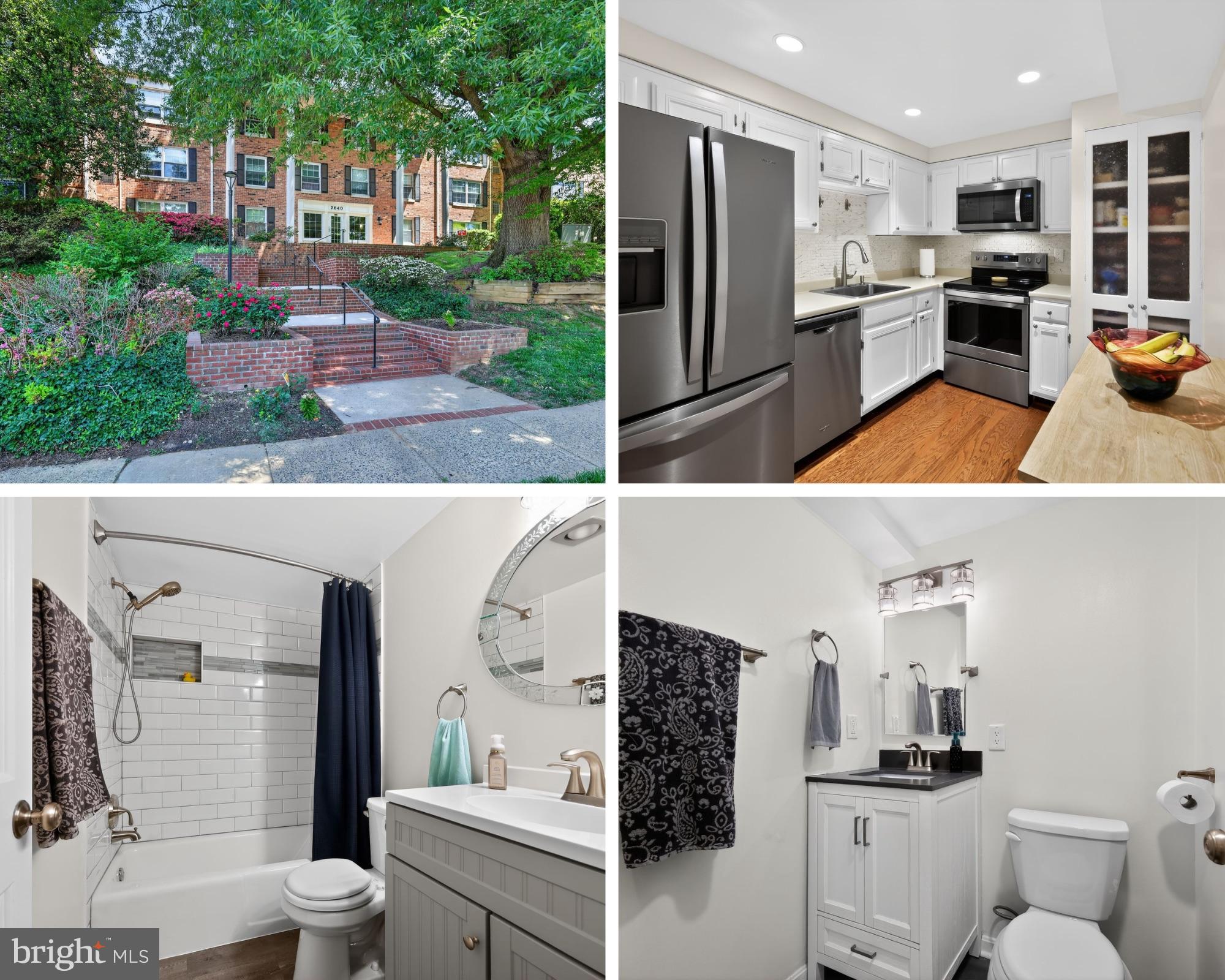 **OPEN HOUSE SUNDAY from 2-4pm!**Please enter through  1775 Old Meadow Road, McLean, VA 22102 and tell security you're here for the open house** Welcome to a stylishly updated 2BR/2BA condo in the gated Colonies community, just minutes from Tysons Corner and downtown McLean. This move-in ready home features fully renovated bathrooms (2021), updated kitchen appliances and sink faucet (2019), new kitchen backsplash (2025), and new disposal (2026), and a full size washer and dryer (2022). Spacious open layout with large picture window complete with plantation shutters,  and easy main-level and garage access. Crown molding throughout and no popcorn ceilings! Light-filled primary bedroom with en suite bathroom and new carpet (2026). There are Elfa shelving in the two bedroom closets. Fresh paint throughout! Plus, you don't have a neighbor on one side of you! This unit is on the first floor but it's not a ground floor - you're above a parking garage. Well-managed condo with 24/7 on-premises security team, on-site management, an assigned garage parking spot, a storage unit and multiple services covered by your HOA dues including sewer, snow removal, trash and water. Amenities include a swimming pool with kiddie pool, tennis courts, tot lot, a clubhouse (complete a fireplace, kitchen, billiards, ping pong table, library, bar room, sauna, exercise room, locker room with showers, and a large screen TV). Situated on 29 acres of mature landscaping including a koi pond, with several paths throughout! They have teamed up with Sport & Health gym across the street to offer residents a discounted rate. The location of this home couldn't get much better! Less than a mile away is The Capital One Center, complete with a world class performing arts center, a Wegmans, The Watermark hotel, and, yes, a 2.5 acre skypark, The Perch. Enjoy panoramic views from Starr Hill Biergarten along with an outdoor amphitheater, dog park, putt putt golf, games plaza, great lawn, interactive public art displays, and pop-up food truck experience. You will be minutes from the hustle and bustle of Tysons Corner and the Galleria with all the dining and shopping you could want. Stay ahead of the curve and watch your equity grow as the neighboring Scott's Run 40-acre development unfolds, featuring an urban park, vibrant shops and restaurants, a luxurious hotel, and modern residences. Only a half mile to McLean Metro and easy access to all major commuting routes (123, 7,66, 495, 267)! Top rated Marshall HS with IB program. *Seller may need rentback*