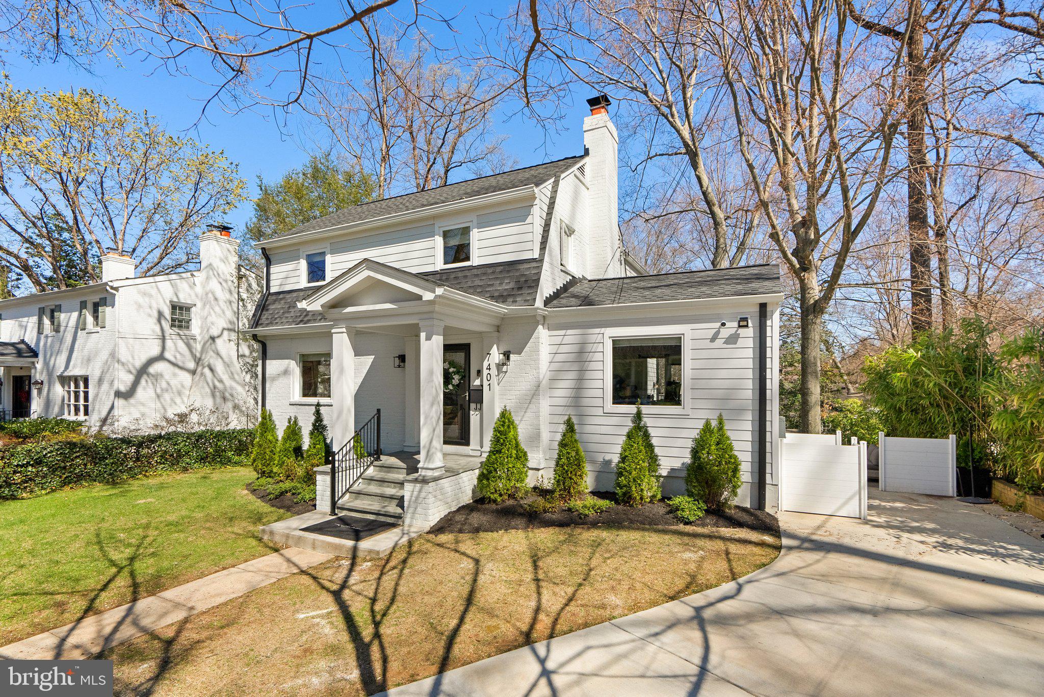 Welcome to this  fully top-to-bottom renovated and expanded Chevy Chase home, where classic elegance meets contemporary luxury.   Approximately 1 mile from the Bethesda Metro &  all that downtown Bethesda has to offer. Step inside to discover an interior thoughtfully designed with modern style,
functionality, and comfort, making this your forever home! The main level features a sleek yet
cozy fireplace, perfect for entertaining or unwinding. Just off the living room is a private office
and a spacious family room that creates a welcoming, relaxed atmosphere. At the heart of the
house is a stunning gourmet kitchen with Monogram stainless steel appliances, custom
cabinets, Silo Stone countertops, a built-in Miele espresso machine, and an electric speed oven
— all carefully selected to elevate your cooking and entertaining experience. The upstairs
features a luxurious owner’s suite with a spa-inspired bathroom with radiant heated floors,
Porcelanosa tile, Toto Neorest smart toilet system, and a steam shower – offering the ultimate in
comfort and design! The lower level is a showstopper - a rec room with a feature wall to display
wine and art, radiant heated floors, floor-to-ceiling windows, and French doors that open onto a
covered patio.  A separate guest suite with an elegant full bath provides privacy and comfort for
visitors or extended stays.  This beautiful home combines the timeless charm of Chevy Chase
with luxurious, modern finishes.  Bring your buyers to this true gem in a prime location!   ***Open house has been canceled. ***