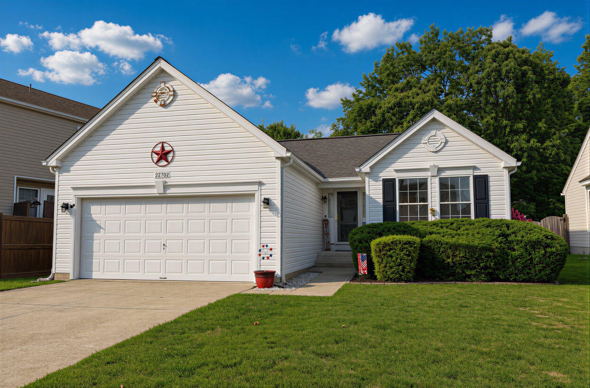 Welcome home to this adorable three bedroom/two bath ranch-style home. Located in the Hickory Hills community with great amenities (pool, clubhouse and gym are at the end of the street), it’s just minutes from PAX Naval Base, beaches, restaurants, shopping, and all that Southern Maryland has to offer. This one-level home has a galley-style kitchen with dining area, open floor plan and separate laundry room. The primary bedroom and bath feature a garden tub, double sinks and a walk-in closet. The back door opens to a composite deck and completely fenced back yard. Home has an attached two-car garage with plenty of driveway parking. Updates include a new deck in 2023 and a new roof and hot water heater in 2024. New carpet has just been installed, and the entire interior has been freshly painted.