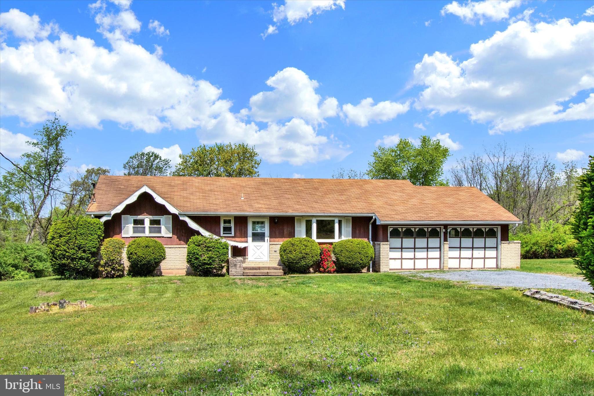 Endless potential on nearly 2 acres - your dream home awaits! Hardwood floors+ space + major potential! Dreaming of space, privacy, and a project you can make your own? This 3 bed, 1.5 bath, 1,716 square foot, single-family home is packed with potential and sitting pretty on 1.82 private acres!

Featuring : 
- ORIGINAL Hardwood Floors
- SPACIOUS 2-car garage
- Well/Septic 
- NEWER Roof, Well Pump, Water Heater & Electric
- EASY access to Routes 183, 222 & 78
- HIGHLY SOUGHT AFTER Tulpehocken School District
- CLOSE TO Blue Marsh Lake and Recreation Area for boating, hiking & more!

Enjoy  the privacy of a peaceful setting while still being conveniently located to local amenities. Opportunities like this don't come around often - bring your ideas, your toolbelt and your vision! With a little work, this diamond in the rough could start to shine! Pictures don't do it justice - schedule your showing today and imagine the possibilities! 
**THIS IS AN ESTATE SALE! THE PROPERTY/HOME ARE BEING SOLD AS-IS. All inspections are welcome but for INFORMATION PURPOSES ONLY.