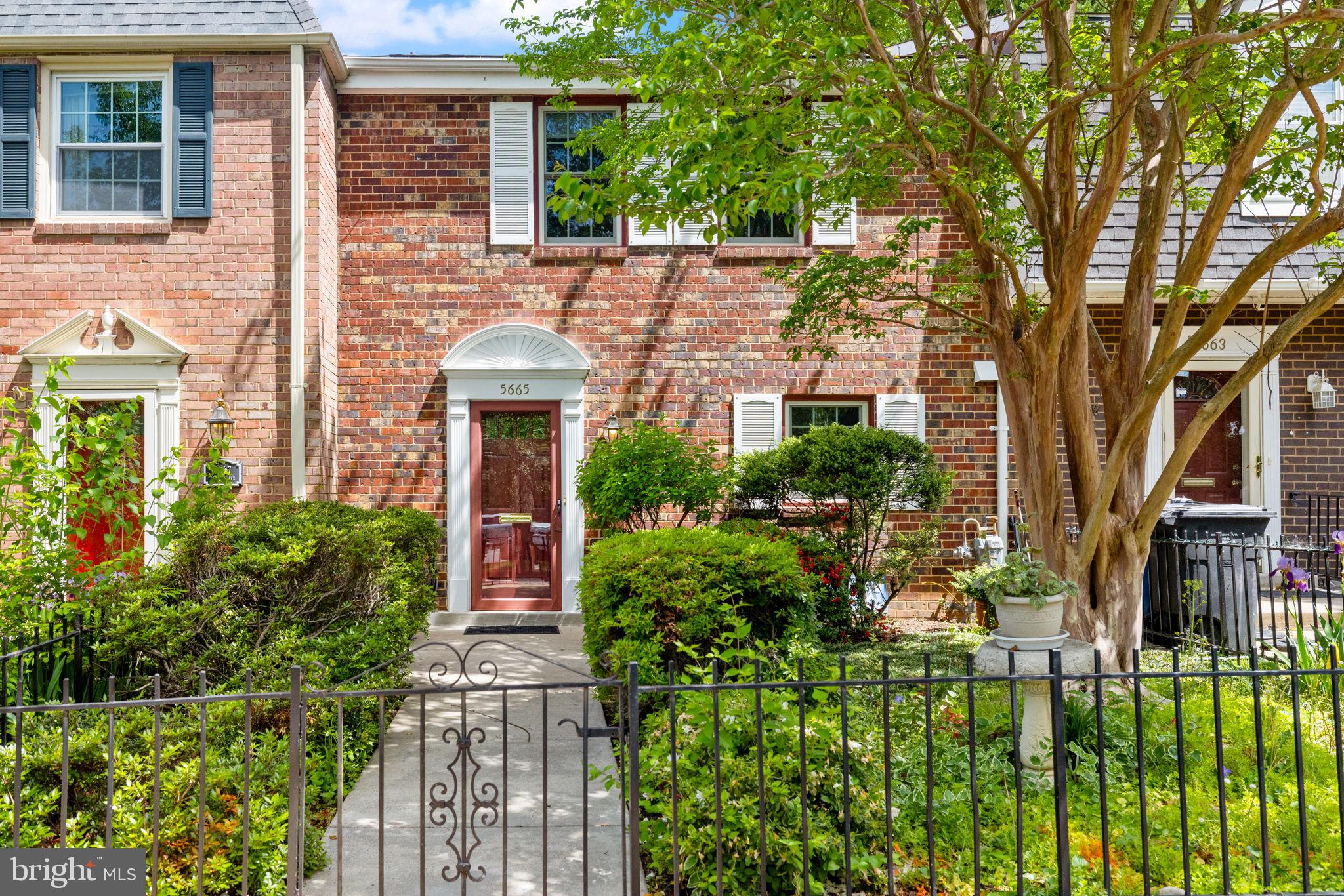 Rare Opportunity in Westridge – No HOA! Wonderful brick front colonial townhouse in the highly sought-after Westridge community, where homes are rarely available. This freshly painted, sun-filled home offers great bones and tremendous potential. Hardwood floors on the main and upper levels add warmth and charm, while the oversized lower-level family room features brand new wall-to-wall carpet. Enjoy the fully fenced backyard with a beautiful stone patio and attractive landscaping featuring cherry trees and azaleas—perfect for outdoor living. New roof installed in 2015.  New hot water heater and AC unit installed in 2024. Fee simple ownership with no HOA makes this a truly exceptional value. Offer Deadline: Wednesday, May 7 at 12:00PM.
