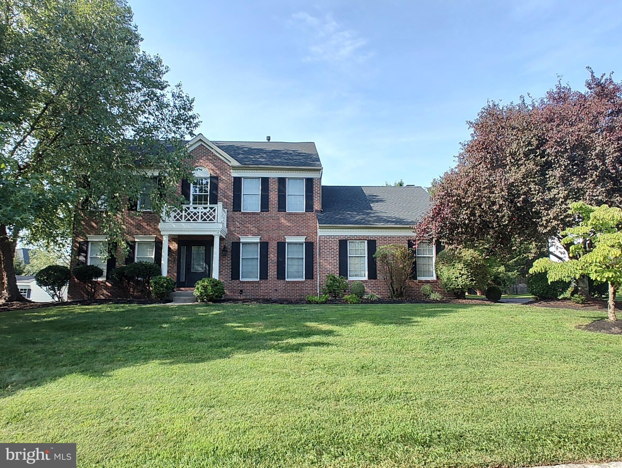 Well maintained brick front single with newer roof, appliances, fresh paint, manicured lawn with irrigation system in Central Bucks!!! Enter the inviting foyer, notice the extensive millwork t/o and hardwood floors in the main level.  The kitchen offers gas cooking, granite counter tops, and a bump out with ample room for your meals. The family room boasts cathedral ceilings and floor to ceiling stone fireplace. Need a home office? This one is complete with built in shelving, and glass French doors. Travel to the second floor, with hardwood in the hallway, primary, and a secondary bedroom. The primary bedroom has tray ceilings and a convenient walk in closet. The primary bath has been remodeled with jetted tub, radiant heated floors, skylight, dual sink, granite top vanity, new lighting fixtures. Enjoy the additional living space in the finished basement with wet bar, and ample space to play! There is a maintenance free deck and a paver patio with firepit! The sprawling back yard offers room to run and privacy!