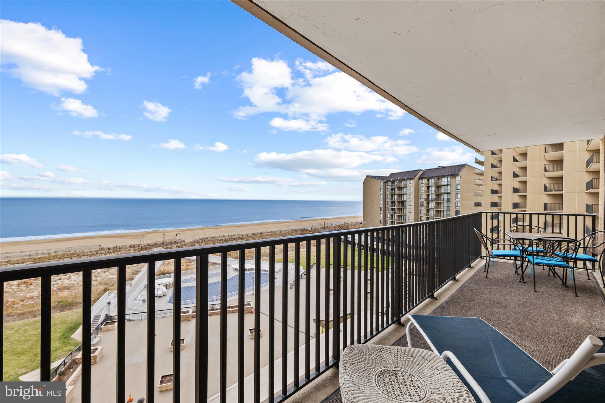 Unbeatable Views! Wake up to the soothing sounds of the Atlantic and breathtaking sunrises in this bright and airy 2-bedroom, 2-bathroom oceanfront condo on the 6th Floor of Edgewater House in Bethany Beach. Perfectly positioned for arguably some of the best panoramic ocean views in the building, this coastal retreat offers an unbeatable combination of luxury, comfort, and convenience.  Step inside to discover an open layout, featuring a kitchen with sleek granite countertops, stainless steel appliances, and plenty of space to entertain.  The sun-drenched living area flows seamlessly to a large oceanfront balcony—your private perch for enjoying morning coffee, sea breezes, or evening cocktails with a view.  Completely turn-key, this condo is designed to maximize comfort and flexibility for hosting family and friends.  The Primary suite features a King bed, while the second bedroom is outfitted with two Twin beds. The Main living area includes a Sleeper sofa, ensuring ample sleeping space for everyone. The spacious primary suite is a true haven, complete with an ensuite bathroom and the rare treat of waking up to ocean views right from your bed. The second bedroom, also with its own ensuite, offers versatility and privacy, with a convenient entryway to the main living space. Thoughtful details abound, including a laundry room with storage, multiple closets for all your beach gear, and even a ground-level beach locker for added convenience.  Outside your door, indulge in Sea Colony's world-class amenities that redefine resort-style living. Take a dip in one of the multiple indoor or outdoor pools, work up a sweat in the state-of-the-art fitness facilities, or challenge friends to a match on the indoor or outdoor tennis courts and pickleball courts.  Edgewater House is highly sought after with Onsite Amenities including an Indoor Pool, Fitness Center, Sand Bar Cafe and the Security Office.  With your reserved parking spot and direct beach access, every detail has been designed with ease and relaxation in mind.  Whether you’re searching for a serene getaway or a vibrant beachside lifestyle, this exceptional condo delivers it all.  Don’t miss your chance to own a slice of paradise in Bethany Beach!
