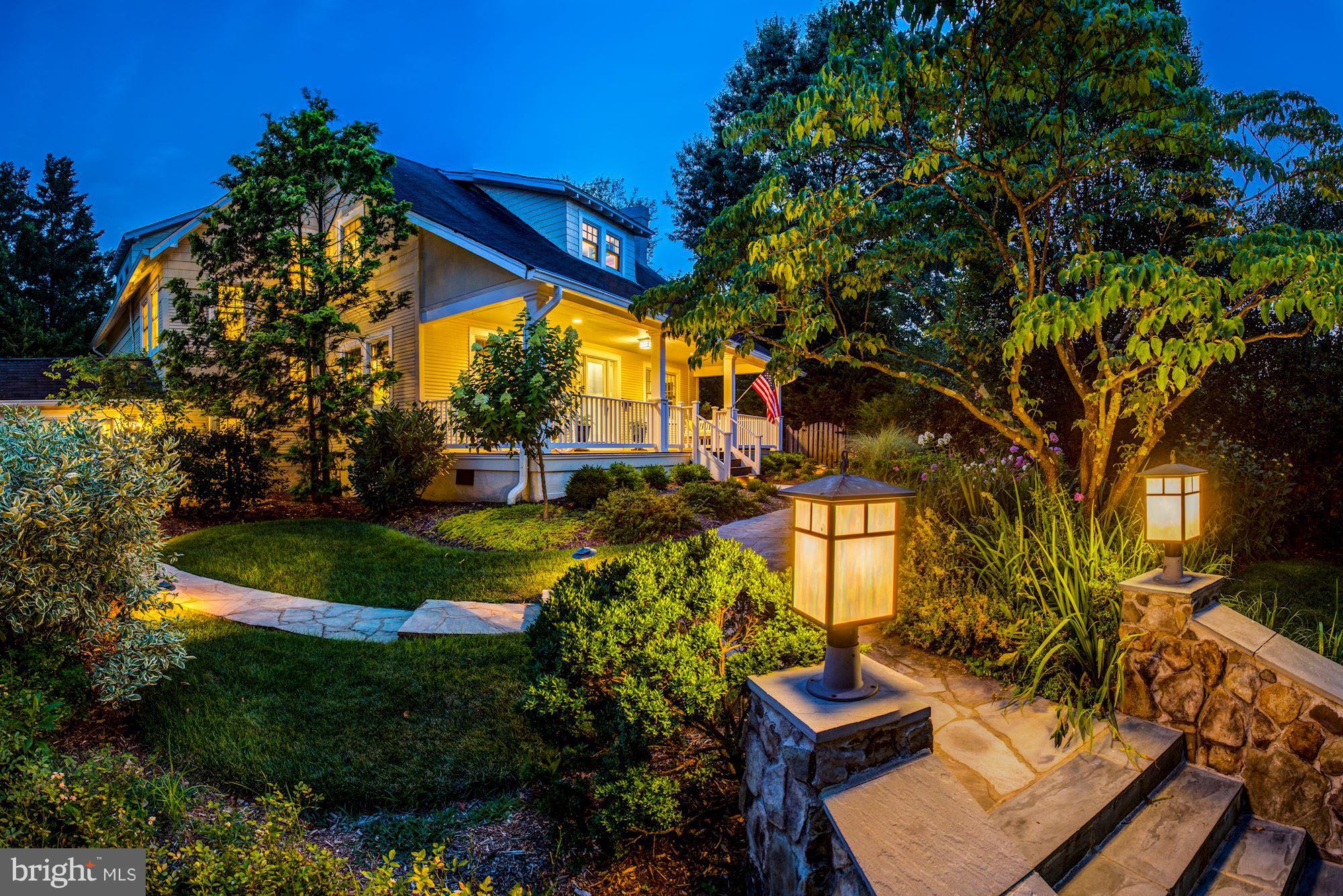 One-of-a-Kind property in North Arlington on .36 acres. Nothing else like this on the market. Beautifully renovated and expanded farmhouse w/ inviting front & rear porches leading to the breathtaking outdoor spaces & stunning landscaping. Top-of-the-line finishes. Gourmet kitchen, large dining room, 5 bedrooms perfect for a private au pair or in-law suite. 5,000 SF. Minutes to DC and walk to park.