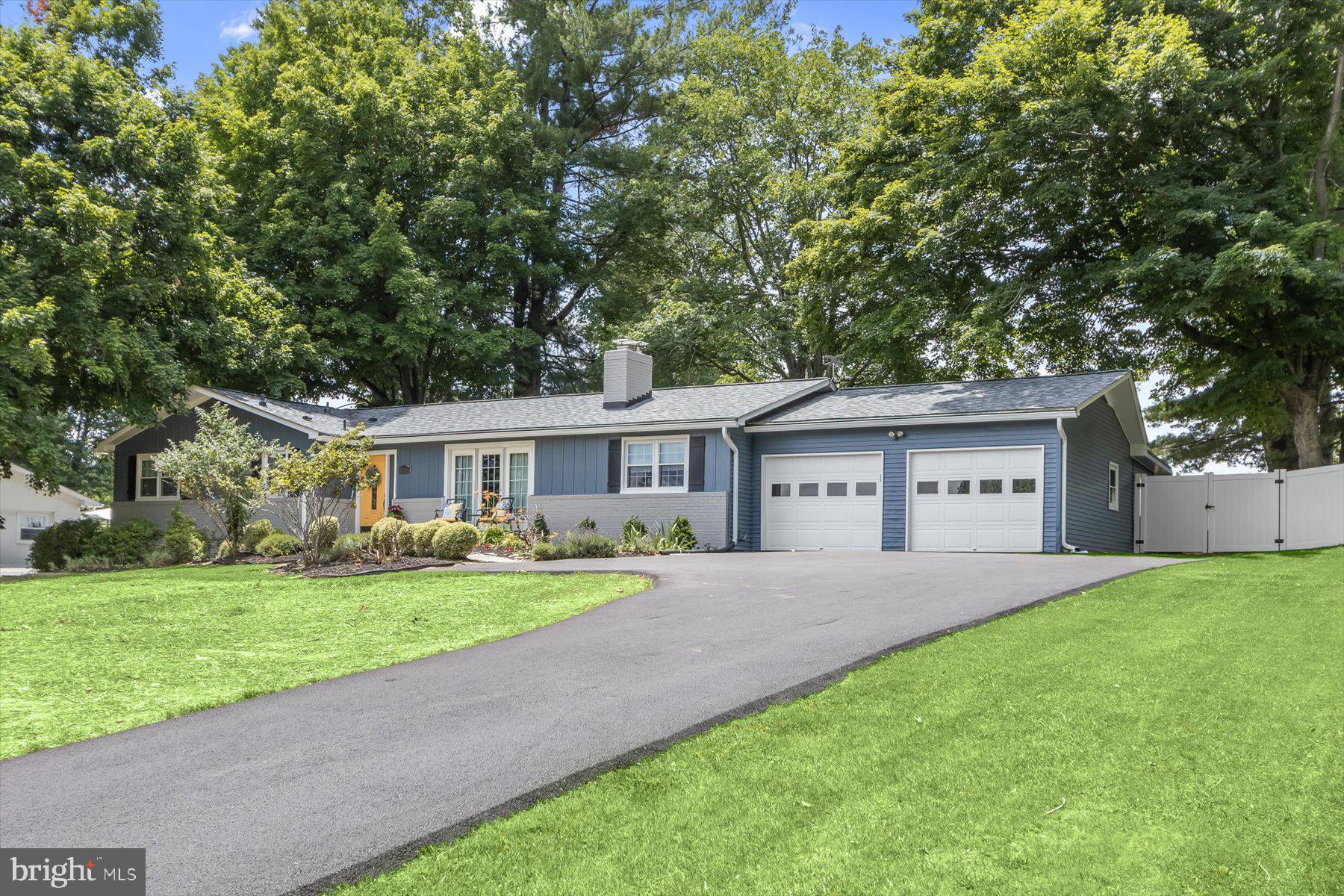 This charming ranch-style home in wonderful Fulton offers a perfect blend of comfort and functionality. With 1,660 sqft of well-designed space, this residence features three inviting bedrooms and two full bathrooms, including a primary bath with upgraded quartz countertops and a relaxing walk in shower. The open floor plan seamlessly connects the kitchen and breakfast nook, ideal for gatherings. Enjoy cozy evenings by the double-sided wood fireplace, enhancing the warm ambiance. The kitchen is a chef's delight, equipped with quartz counters, custom cabinets, and stainless steel appliances, including a wall oven and cooktop, making meal prep a breeze. Convenient main-floor laundry adds to the home's practicality. Step outside to a spacious brand new rear stamped concrete patio, perfect for outdoor entertaining, and enjoy the expansive 0.92-acre lot, providing ample space for activities and privacy. With an oversized attached garage and a shed for additional storage, this home meets all your needs. Experience the comfort and charm of this delightful property! Do not miss the new stamped concrete patio in rear, new asphalt driveway, new septic, newly water proofed basement, and so many more updates.