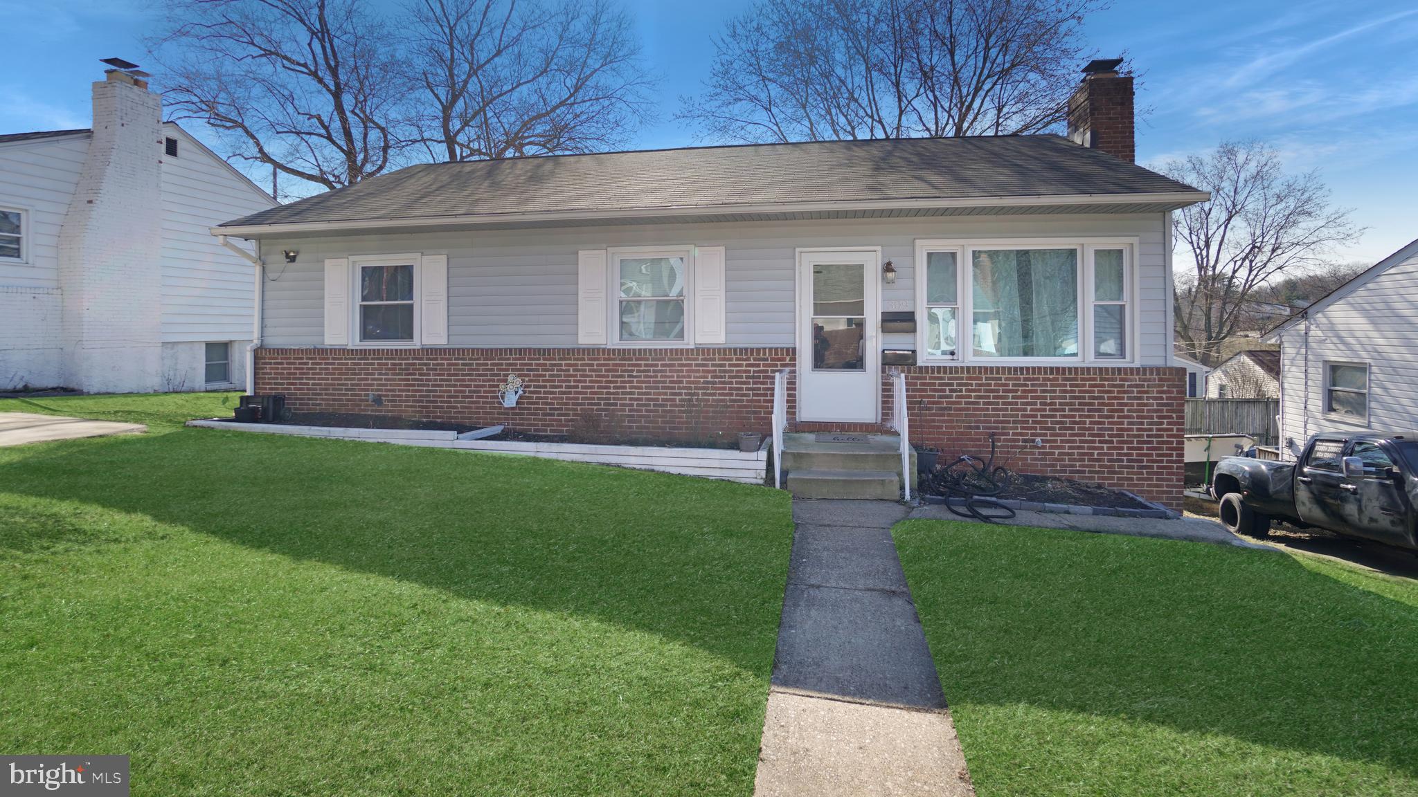 Very nice updated 3 bedroom 2 full bath property with many modern amenities and upgrades.   An updated kitchen with granite counters, white maple cabinets, and stainless steel appliances are great features for those who love to cook and entertain.  The main level has beautiful refinished oak hardwood floors,  wall to wall carpet, and a wood burning fireplace that add to the overall aesthetic of the home.   The addition of the fully finished lower level is perfect for an in law suite with additional kitchen, full bath, study (can possibly be used as a 4th bedroom) and rec room.   With desirable gas heat and central air, this property provides a comfortable living environment all year round.  The yard is well sized and has a shed for additional storage. The roof was replaced in  2011 and windows in 2010.  This home is also a short walk to the Elementary School and a short distance from shopping and 695.