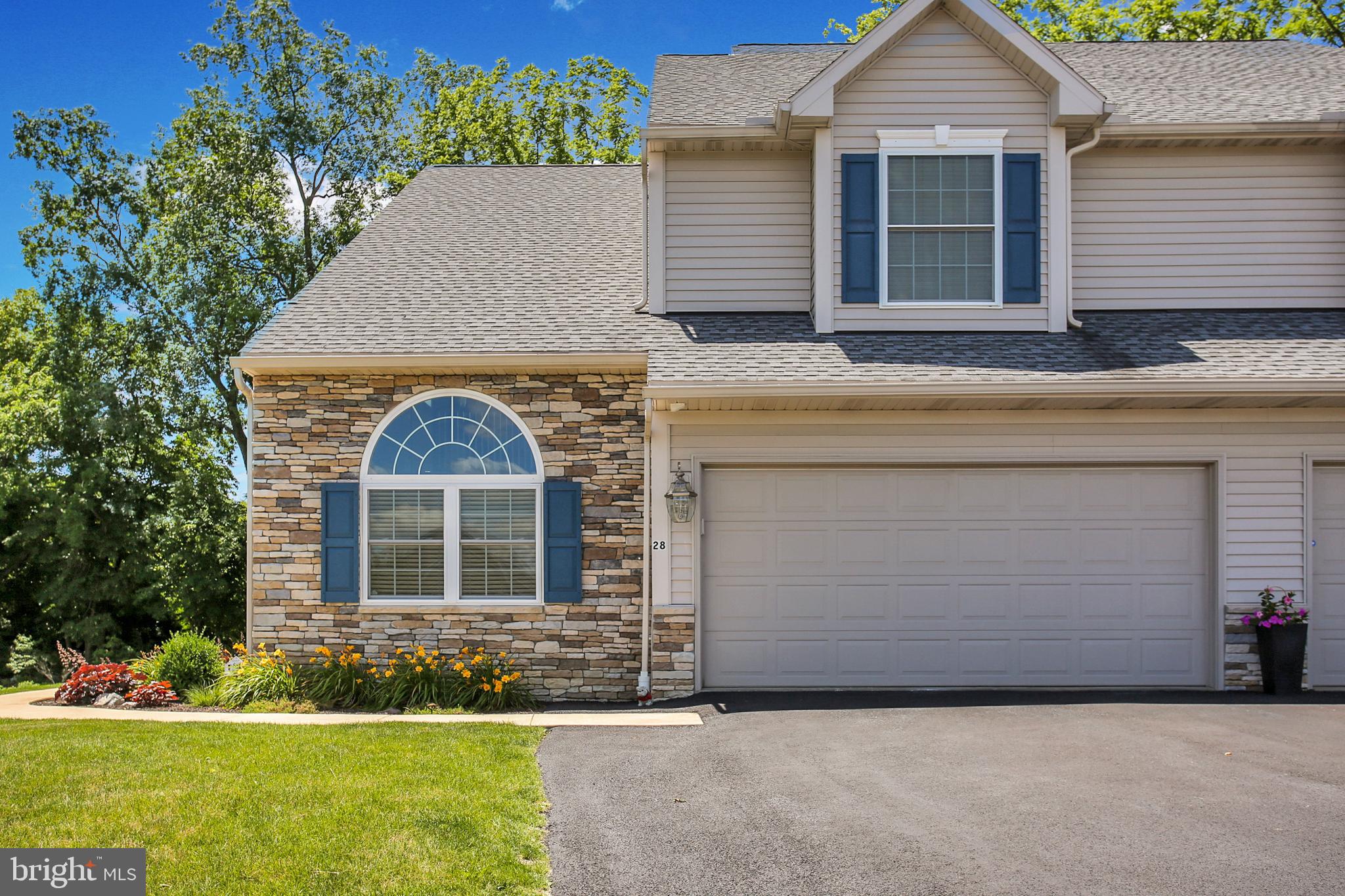 This beautiful Brandywine Model semi is available for sale in Green Valley West!  Only being 4 years old, the home is in immaculate condition!  This popular model features an open concept first floor, along with a first floor master bedroom/bathroom.  The second floor features 2 bedrooms and 1 full bathroom, plus a sitting loft area!  This home backs up into the woods, so you can enjoy some privacy while sitting out on the deck!  This home is being sold AS IS and the seller is purchasing a 1 year Cinch Home Warranty for the lucky homeowner!  Contact me today to find out some more information as well as schedule your personal showing.  this home won't last long on the market, so don't wait!