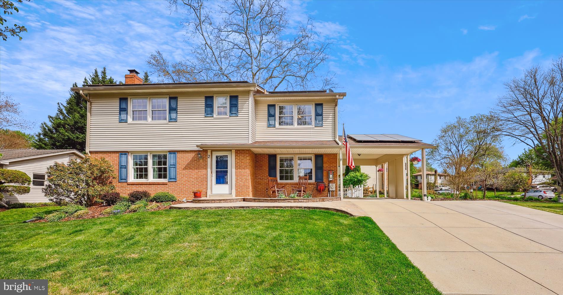 ************Offers due Monday May 5 at 3pm  ************This meticulously maintained residence is a true gem in the sought out West Riding Neighborhood. It offers the perfect blend of modern updates and convenience.  With 3 bedrooms and 4 baths, a carport and oversized driveway, this residence provides ample space for family and guests. One of the standout features is the stunning primary suite. The oversized bedroom boasts new carpet, fresh paint, and ample organized closet space. The beautifully renovated en-suite bathroom, updated in 2021, features a double vanity, elegant white marble finishes, and a luxurious shower.  Give the finished lower level with fireplace any identity that you want. This versatile space can be a home gym, a cozy media room or extra area for entertainment and play. The heart of the home lies in its open updated kitchen and dining room combination which provide one cohesive space.  In addition, hardwood on 2 levels and recent updates such as new washer, refrigerator, fresh paint, really make this home shine.  The outdoor space is perfect for both relaxing and entertaining.  The tidy backyard offers a brick patio, garden beds, a shed and a large grassy side yard.  You are minutes from Kentlands' shopping, restaurants, parks, Seneca State Park trails, AstraZeneca, NIST and more. This is the home you have been waiting for.