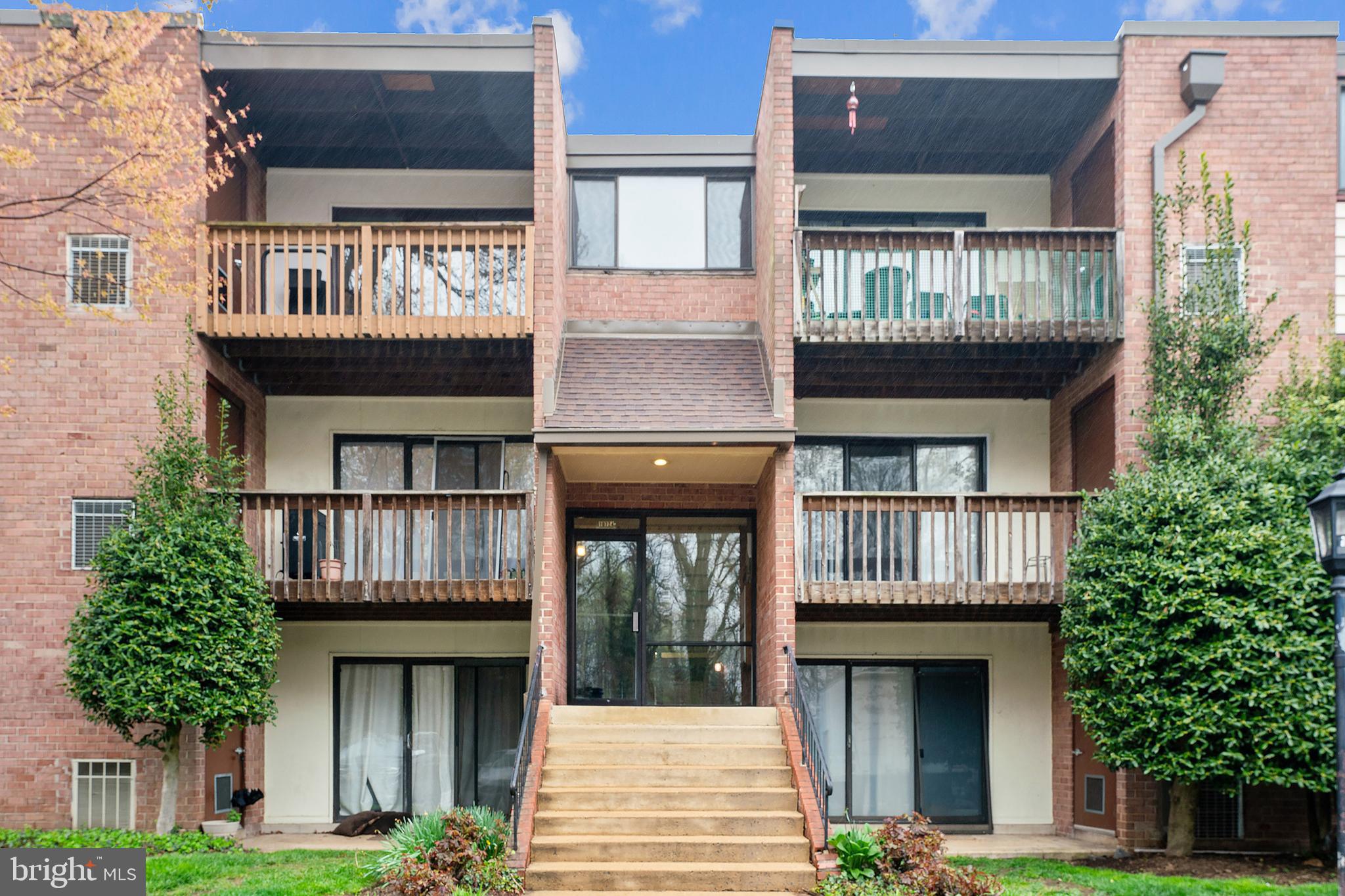 The apt is currently tenant occupied, the current lease ends 4/30/2025. Sun filed bright open floor plan 2nd floor unit with private balcony. 2 bedrooms with spacious closet and one full bathroom. Completely renovated all new stainless steel appliances, paint, LVT flooring, bathroom, and kitchen with a granite countertop in 2019. Extra storage and a laundry room are in the building's basement. This prime location is minutes away from the Q-bus and Vienna station. Minutes to George Mason University, EagleBank Arena, Giant Food, Aldi, Amazon Fresh, Providence Park, Fair Oaks Mall, and Fair Lakes Shopping Center. All utilities(gas, electricity, water, trash, recycling) are included in the rent. tenant only pays for internet and cable, tenant insurance. 1 reserved parking space #126 and lots of visitors and street parking spots. All adults 18+ must apply, $49.99/person.