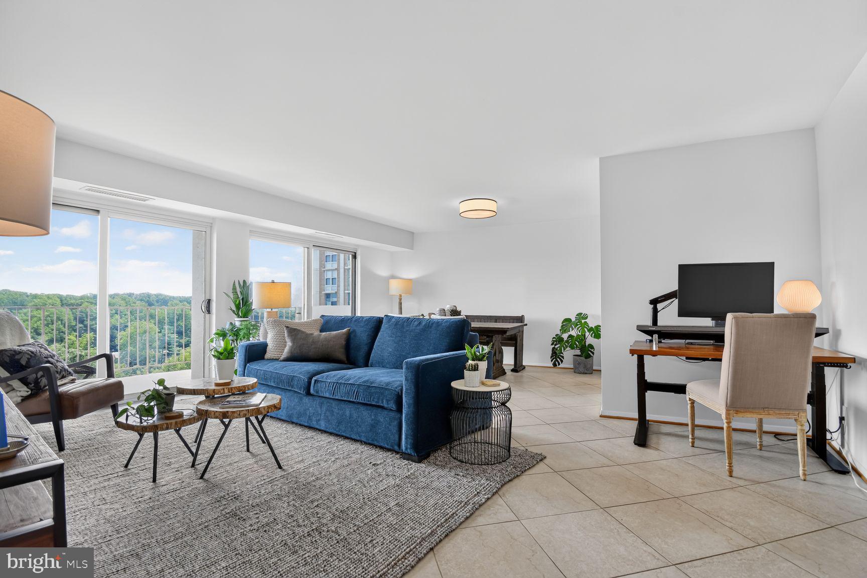 Perched on the 15th floor, this renovated one-bedroom condominium offers abundant natural light, peaceful treetop views, and a private balcony to enjoy them. The spacious kitchen features granite countertops, stainless steel appliances, generous counter space, and plenty of storage, creating a functional layout for everyday living. A private storage unit in the building conveys with the condo.

Residents enjoy the convenience of common laundry on every floor, along with a full suite of amenities including a 24-hour front desk, fitness center, sauna, and outdoor pool. Tucked away off Sligo Creek Parkway, the community offers a tranquil setting with multiple nearby bus stops and is located just under 1.5 miles from the Silver Spring Metro and MARC Rail Station, making commuting and exploring the area easy.