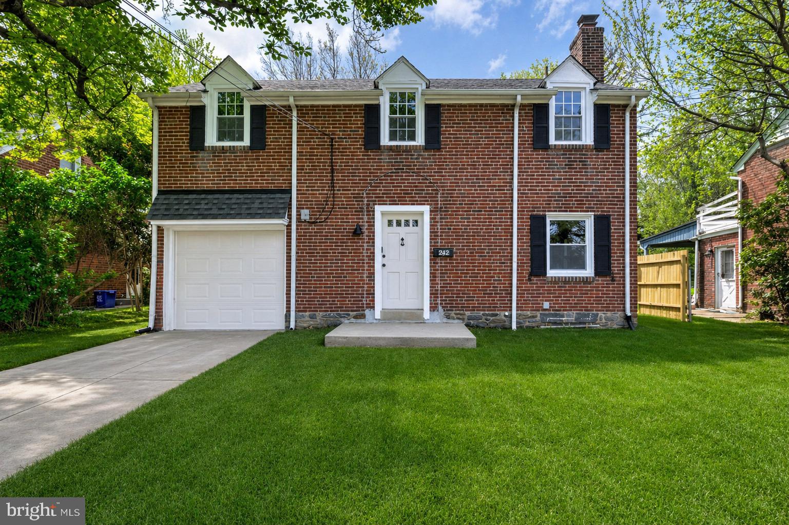 Welcome to 242 Shadeland Avenue, a beautifully renovated home nestled in the heart of Drexel Hill—an established and convenient community known for its tree-lined streets, classic architecture, and close proximity to shopping, parks, and top-rated schools. This charming brick residence sits on a flat, tranquil lot and blends timeless character with modern updates. Step inside to discover refinished hardwood floors, a cozy fireplace, and an open-concept main living area perfect for everyday living and entertaining. The brand new kitchen is a showstopper with crisp white cabinetry, quartz countertops, a stylish tile backsplash, and stainless steel appliances. A full bathroom and convenient first-floor laundry add function to the main level. Upstairs, you’ll find three bright and generously sized bedrooms, another full bathroom, and beautiful hardwood flooring throughout. One of the bedrooms offers access to a second-floor porch that overlooks the peaceful backyard—a perfect retreat. Complete with an attached garage and brand new, efficient HVAC system, this truly in move-in-ready home offers comfort, charm, and convenience all in one.