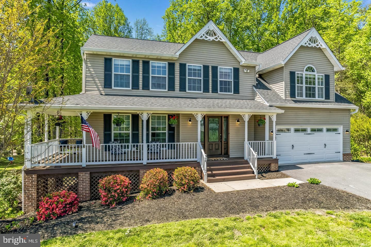 ELEGANT COLONIAL ESTATE ON A PREMUM 1+ ACRE LOT IN CALVERT COUNTY! Welcome to this stunning 4-bedroom home featuring 2 full and 2 half baths, a beautifully finished basement, and over an acre of property in Marley Run, one of Calvert County's most desirable communities.

Step inside to find gorgeous hardwood floors and an updated kitchen fully equipped with stainless steel appliances. The cozy living space features a wood-burning fireplace with a beautiful bricked mantle, which opens up to a relaxing screened porch perfect for outdoor enjoyment. The enormous owner's suite serves as a private retreat, complete with its own spacious sitting room and an updated owner's bath featuring beautiful tile, a soaking tub, and a frameless glass shower enclosure.

The expansive, tree-lined lot offers an abundance of outdoor living space, providing the perfect blend of privacy, serenity, and room to entertain.

Location is everything, and this property sits just a minute's drive from the local elementary, middle, and high schools, as well as major commuter routes 2 and 4. You do not want to miss this incredible listing. Mark your calendars today!