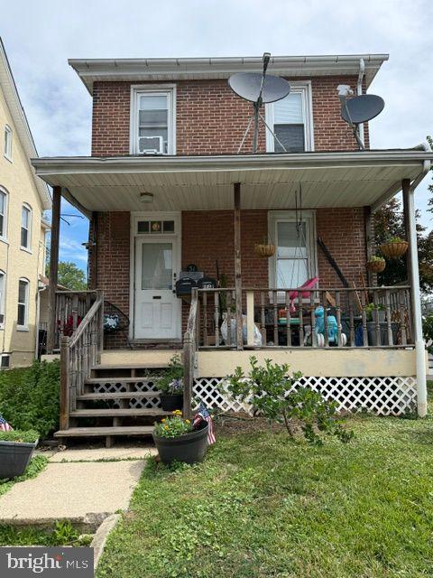 Welcome to 31 W. 4th Street, Lansdale! GREAT INVESTMENT PROPERTY! This Duplex is a fantastic opportunity for investors or buyers looking to live in one half and rent out the other!  Very spacious (3,351 sf) Duplex and Detached Two-story Garage/Outbuilding!  The left FRONT UNIT features: Private entrance from front porch or from left side steps to a 2nd Floor unit consisting of a spacious Living Room, Kitchen, Bedroom and a Full Bath with shower stall. The 3rd Floor consists of a spacious Bedroom. This unit is currently tenant-occupied and showings for this unit can only be requested by serious buyers on 2nd showings. The right side of the FRONT UNIT is currently set up as a private  suite and features a large Living Area, Bedroom and Bath with shower stall. The right side Trex deck provides private access to this suite.   The right REAR UNIT can be entered through either the right rear door or the side door on the right rear of building.  This renovated unit features:  A very spacious Living  Room with Italian ceramic tile flooring.  This room opens to a large Family Room with a vaulted ceiling and two ceiling fans! The spacious Kitchen features a NEW tile floor and attractive cabinetry! The second floor of this unit features two spacious bedrooms (one with laundry closet) and a full bath.  There is also a newly renovated suite which has its own private entrance through the left rear door. It includes a large renovated Living Room/Kitchenette area with a sink,  fridge, and breakfast bar, a laundry area and a Full Bath with tiled shower stall!  Finishing off the property is a detached Two-Car Garage with ample storage on 2nd floor!  There is an alley behind the property for access to garage and additional parking.  Within walking distance to downtown Lansdale Borough and the Lansdale train! Don't miss out on this great opportunity!