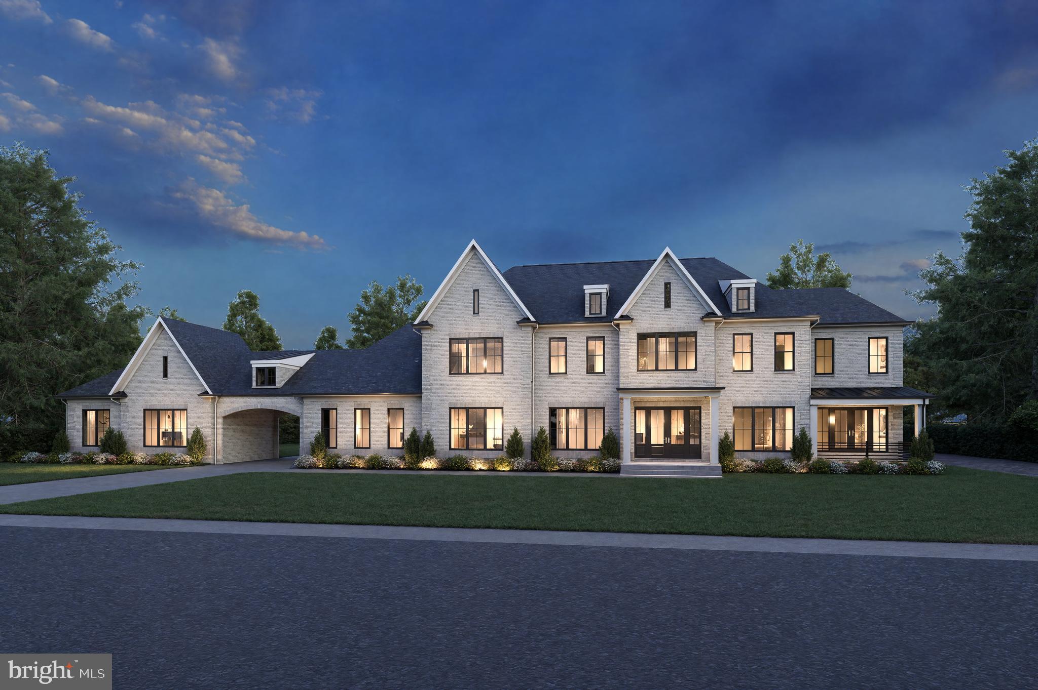 A tribute to timeless architecture and refined country club living, The Grand Williamsburg at Creighton Farms is a masterful expression of elegance, scale, and intentional design. Scheduled for completion in the first quarter of 2027, this extraordinary estate offers over 11,000 square feet of curated luxury within one of Northern Virginia’s most prestigious gated golf communities.

A striking first impression is created by the home’s stately symmetry, soft-toned brick façade, and dramatic rooflines accented with multiple gables and dormer windows. Black-framed, 5-foot-wide windows span the family room and beyond, flooding the interiors with natural light while creating a bold, modern contrast. The grand, columned entrance anchors the façade with quiet sophistication.

Arrive in style beneath the elegant porte-cochere, seamlessly connecting a 2-car attached garage with a detached 3-car garage—offering both architectural distinction and functional ease. This thoughtful motor court design enhances the estate’s sense of arrival while providing exceptional flexibility for car enthusiasts and guests alike.

Inside, soaring 10-foot ceilings on the main and club levels create an immediate sense of openness, complemented by a dramatic free-flowing staircase that serves as a sculptural centerpiece. Designed for both everyday comfort and elevated entertaining, the home features 7 bedrooms, 7 full baths, and 1 half bath, including a main-level bedroom suite, five spacious upper-level retreats, and an additional lower-level suite ideal for extended stays.

At the heart of the home, the chef’s kitchen is a true showpiece—featuring dual islands, a fully appointed prep kitchen, and seamless connectivity to the main living areas. Expansive gathering spaces are anchored by three indoor fireplaces, while oversized windows frame views of the outdoor living experience.

The fully finished club level offers exceptional lifestyle amenities, including a state-of-the-art home theater and direct access to a partial walk-up leading to the outdoor retreat.

Designed to rival a private resort, this home features over 2,000 square feet of outdoor living space, including a covered porch, open deck, expansive patio, and a fully equipped outdoor kitchen—all centered around a luxurious pool and enhanced by an additional outdoor fireplace. Every detail has been thoughtfully considered to create an effortless indoor-outdoor flow ideal for entertaining year-round.

Set within the exclusive gates of Creighton Farms, residents enjoy access to championship golf, resort-style amenities, and a private, serene lifestyle just moments from the conveniences of Northern Virginia.

This is more than a home—it is a legacy property, where timeless design, modern luxury, and the elevated Creighton Farms lifestyle come together in perfect harmony.

Creighton Farms is an exclusive, gated 900-acre private club community in the heart of Loudoun County, offering unparalleled privacy, 24/7 security, and a refined lifestyle. At its center is the renowned Jack Nicklaus Signature Golf Course, one of the region’s premier championship courses designed to deliver an exceptional experience for true golf enthusiasts.

Residents enjoy a full suite of resort-style amenities, including an elegant clubhouse with upscale and casual dining, a  brand-new luxury bar serves as a stunning focal point for entertaining, featuring an elegant seating area designed for both comfort and style. Seamlessly extending to the outdoors, this inviting space offers beautiful, unobstructed views of the golf course, creating the perfect setting to relax, host guests, and enjoy refined indoor-outdoor living,  a state-of-the-art fitness center, tennis and pickleball courts, and a resort-style pool complex. With a vibrant social scene and breathtaking natural surroundings, the community offers a seamless blend of luxury, recreation, and tranquility.