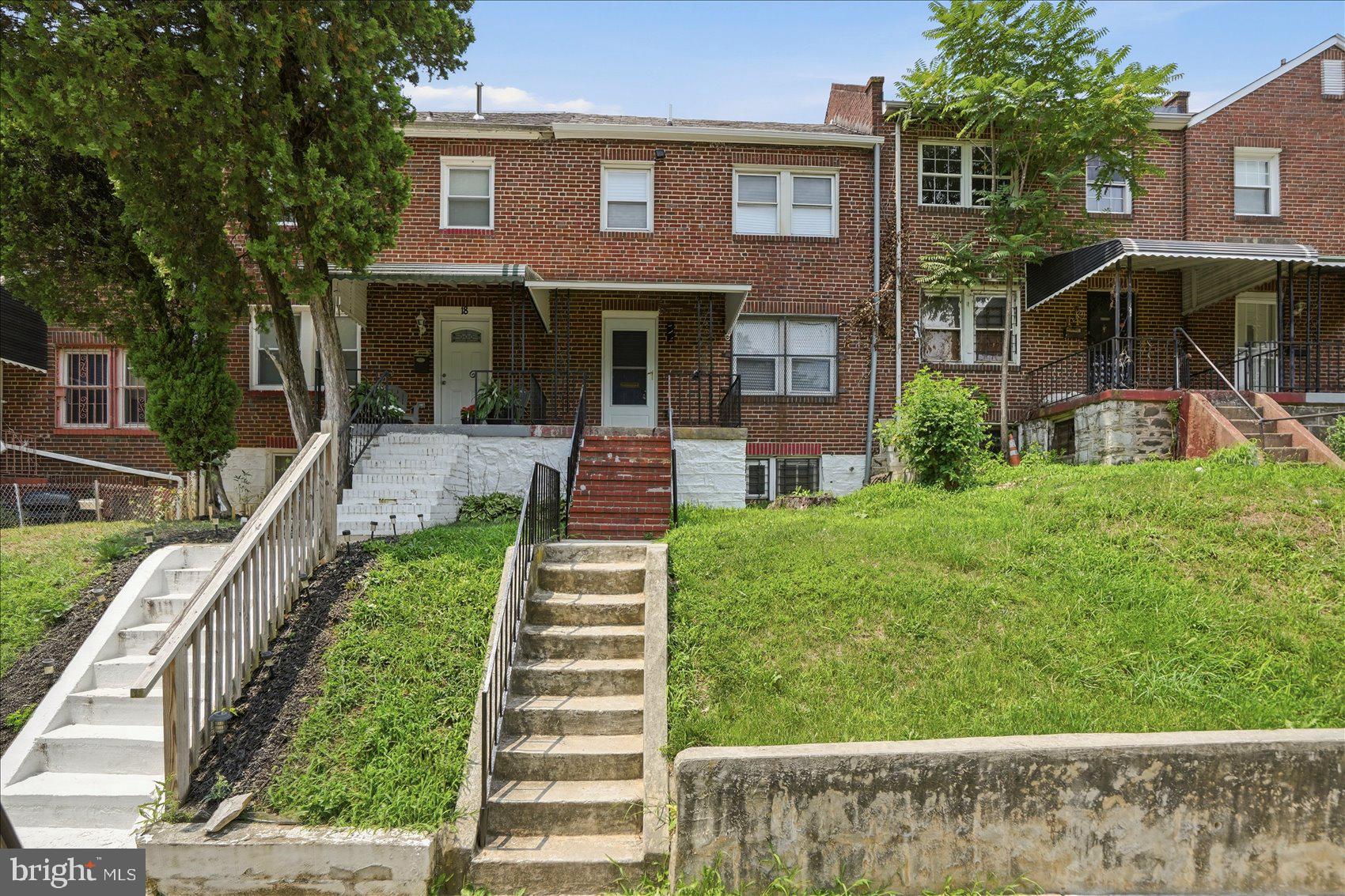 Discover the perfect blend of classic Baltimore charm and modern updates in this beautifully maintained three-bedroom, two-bath townhome. Thoughtfully updated with quality finishes throughout, this home offers comfort, style, and everyday functionality.

The heart of the home is the spacious kitchen, featuring a center island, high-end stainless steel appliances, and a multifunction deep waterfall kitchen sink workstation—ideal for meal preparation, entertaining, and daily living. Bright, inviting living spaces create a warm and welcoming atmosphere while preserving the timeless character of a classic Baltimore townhome.

All three bedrooms are generously sized and include built-in closets for excellent storage. The two full bathrooms have been tastefully updated, including one featuring a smart toilet with an integrated bidet, heated seat, warm air dryer, UV-C sterilization, and remote control for added comfort and convenience.

Enjoy both front and rear verandas, providing great spaces to relax or entertain outdoors. Additional highlights include central air conditioning for year-round comfort and the convenience of a private one-car drive-in garage.

Offering a wonderful combination of classic character and modern amenities, this move-in-ready Baltimore townhome is ready for its next owner.