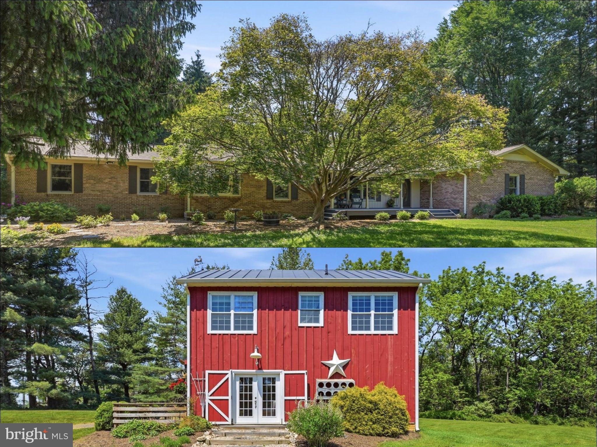 NEW PRICE – Reduced $100,000! Exceptional value for this one-of-a-kind 10.44-acre property in Loudoun County.  OPEN HOUSE | Sunday, June 28 | 1:00–3:00 PM.  Occasionally, a property changes the way someone can actually live.  Most properties offer one home.  This one offers two.  Set on 10.44 acres in western Loudoun County, this exceptional Northern Virginia farmette features a beautifully renovated 4-bedroom, 2 full-bath main residence plus a separate 2-bedroom, 2.5-bath Barn House Cottage. The cottage has its own well, septic system (approved for 3 bedrooms, allowing future expansion), proper permits, and its own individual address.  The main residence offers warm, connected living spaces designed for everyday comfort. The renovated kitchen opens seamlessly into the main living areas, while the expansive sunroom flows onto the deck overlooking the property and surrounding countryside. All four bedrooms, two updated full baths, and the laundry room are conveniently located on the main level, creating true main-level living. Artistically curated details throughout the home create a welcoming atmosphere that feels both distinctive and timeless. The semi-finished lower level offers flexible space for recreation, hobbies, fitness, storage, a workshop, or future finished living space.  Built in 2020, The Barn House Cottage has an established history as a successful Airbnb while offering exceptional flexibility for today's buyers.  Ideal for:

• THE HOMEOWNER — Live in one residence while generating supplemental income from the other.

• THE INVESTOR — Rent both homes as short-term Airbnb rentals or long-term investment properties.

• THE MULTI-GENERATIONAL BUYER — Enjoy close proximity to family while maintaining separate private residences.

• THE LIFESTYLE BUYER — Create the farmette lifestyle you've always imagined with open pasture, gardening areas, a greenhouse, fruit trees, and room for horses or other animals.

• THE REMOTE PROFESSIONAL — Establish a separate office, creative studio, or home-based business with privacy just steps from your primary residence.

Beyond the homes themselves, the 10.44-acre property unfolds into a countryside setting filled with charm and possibility. Fruit trees, raised garden beds, a greenhouse constructed from reclaimed windows, chicken coops, additional outbuildings, and open pasture create a property that encourages a slower, more connected way of life. Walk from your home to harvest vegetables from your garden, care for your horses and animals, or simply enjoy the peace, privacy, and scenic beauty surrounding you.

Located in the heart of Virginia Wine Country near Purcellville and Hillsboro, you'll enjoy easy access to award-winning wineries, breweries, farm markets, hiking trails, and everything that makes western Loudoun County one of Northern Virginia's most desirable destinations.

Recent improvements to the main residence include a remodeled kitchen, new boiler (2024), new dual-function water heater, new Andersen double-pane windows, new roof and gutters (2019), new Bruce hardwood flooring (2018), new bedroom flooring (2025), new LVP flooring and new windows in the sunroom (2026), extensive interior painting, exterior of house painted (2026). Please see Documents for the complete list of improvements, including construction details for The Barn House Cottage.