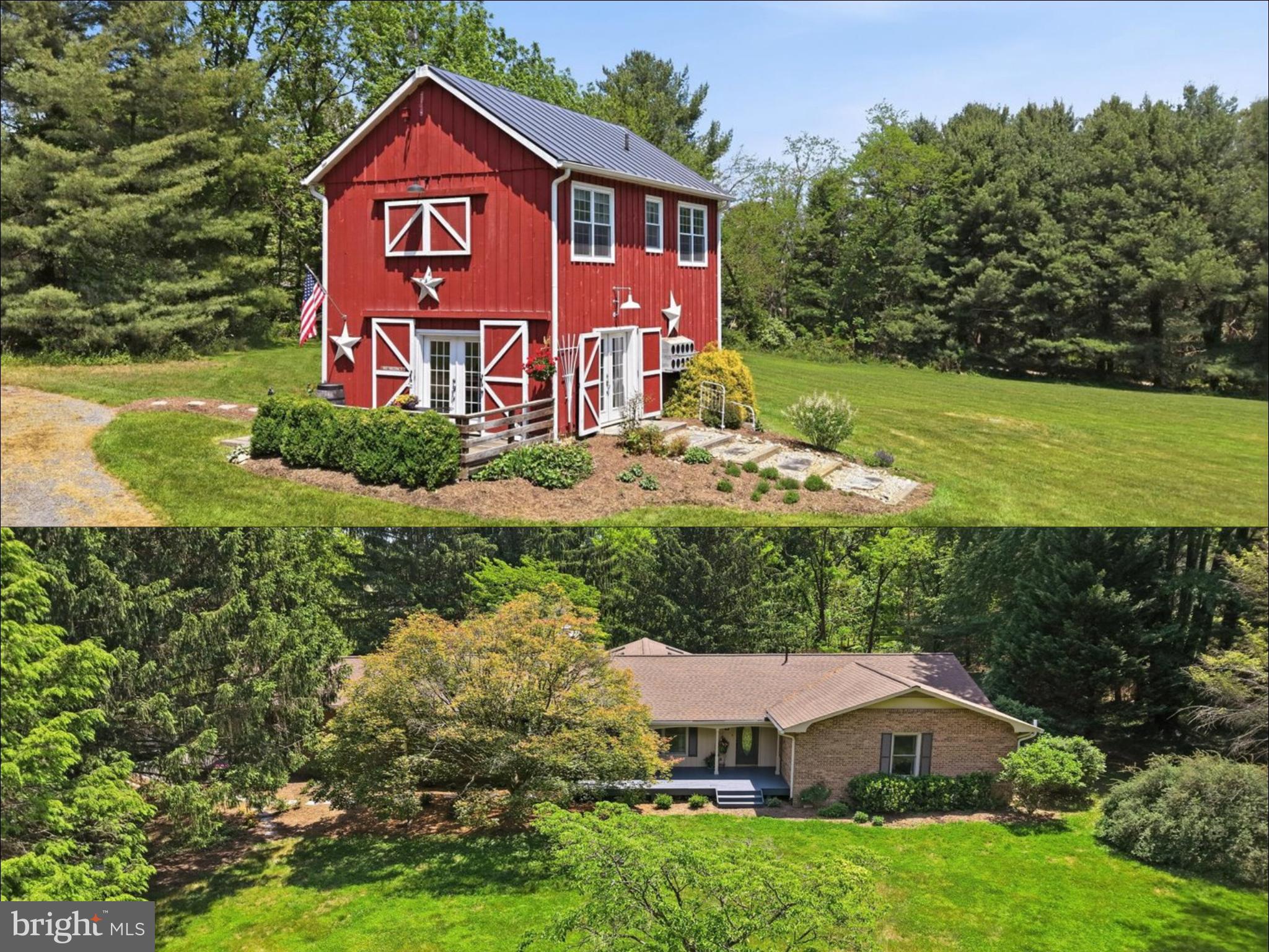 OPEN HOUSE 5/31 SUNDAY 1-4PM.  Occasionally, a property changes the way someone can actually live.
Most properties offer one home.
This one offers two.
Set on 10.44 acres in western Loudoun County, this property includes a renovated 4-bedroom, 2 full-bath main residence, plus a separate 2-bedroom, 2.5 bath Barn House Cottage. The cottage has its own well, septic system (perc for 3-bedrooms allows for expansion), proper permits, and individual address.
The main residence offers warm and connected living spaces — the renovated kitchen opens into the main living areas, while the expansive sunroom leading out to the deck overlooks the property and surrounding countryside. Everyday living was thoughtfully designed around comfort and convenience, with all four bedrooms, two updated full baths, and the laundry located on the main level. Artistically curated details throughout the home create a welcoming and thoughtfully designed living environment that feels both comfortable and distinctive. The semi-finished lower level provides additional flexible space ideal for recreation, hobbies, fitness, storage, workshop use, or future customization. 
The Barn House Cottage, built in 2020, has an established, successful Airbnb history — while also creating multiple opportunities for how the property can be lived in, used, or enjoyed.
—For THE INVESTMENT BUYER – Rent out both The Barn House Cottage and The Main House as a short-term Airbnb or a long-term rental.
—For THE HOMEOWNER wanting to offset their mortgage payment – live in one residence while generating supplemental income from the other.
—For THE MULTI-GENERATIONAL BUYER  –  Enjoy close proximity to loved ones while maintaining separate living spaces.
—For THE LIFESTYLE BUYER  – Seeking land, privacy, charm, and the perfect second countryside home. This retreat — complete with gardening areas, a greenhouse, and open pasture — offer the opportunity to create the farmette lifestyle you’ve been dreaming of. Bring your horses or other animals.
—For THE REMOTE PROFESSIONAL – Create a separate yet convenient dedicated workspace, studio, or home-based business environment.
Beyond the homes themselves, the 10.44-acre property unfolds into a countryside setting filled with charm and possibility — with fruit trees, garden beds, a greenhouse constructed from reclaimed windows, chicken coops, additional sheds, and open pasture inviting a slower and more connected way of living. Walk from the house to gather vegetables from the garden, care for your horses and animals, or simply enjoy the quiet beauty and open space surrounding you.
Located in the heart of Virginia Wine Country near Hillsboro and Purcellville, surrounded by award-winning wineries, breweries, and scenic countryside.
Improvements to the main residence include a remodeled kitchen, new boiler (2024), new dual-function hot water heater, new double-paned Anderson windows, new roof and gutters (2019), new Bruce hardwood floors in main areas (2018), new flooring in bedroom (2025), new LVP floors in sunroom (2026), majority of interior of house painted, exterior of house painted (2026). See docs for full list of updates plus construction of The Barn House Cottage.