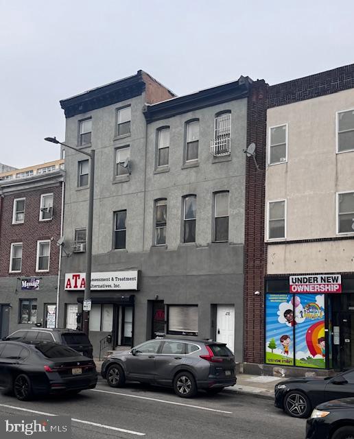 This property consists of two mixed usage properties. The first floor used to be leased for a retail store and a medical office.  Right now, the medical office expanded to the whole first floor. The first floor has a private garage on the backside, the tenant or the owner can use it as 1 or 2 car parking spaces.  Right now, the parking spaces are  also leased to the medical office.  The medical office is a long term tanant with first right to buy in their lease  terms.  There are 8 residential apartments on the 2nd and 3rd floor with one bilevel unit.  The condition of the apartment is above average condition with rooms for further improvement. It is right next to the Convention Center and city adminitration buildings, so it is very easy to recruit tenants.