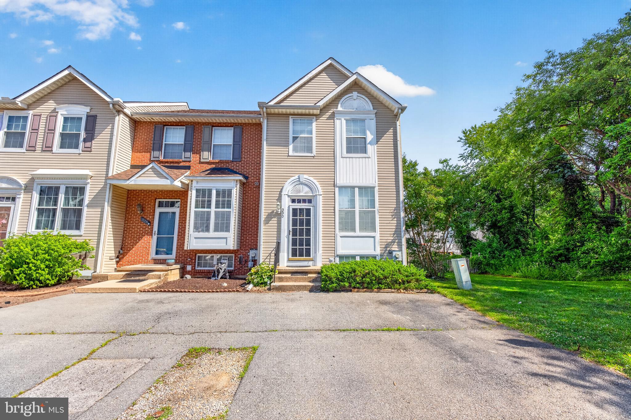 Welcome to 330 Palmerston Ct in Newark, Delaware, a charming end-unit townhome offering comfort, convenience, and extra outdoor space in a desirable location. This 3-bedroom, 1.5-bath home is thoughtfully designed for everyday living, with an inviting open-concept main level that creates an easy flow between the living, dining, and kitchen areas. The cozy fireplace adds warmth and character to the living space, making it a perfect setting for relaxing evenings, family time, or entertaining guests.

The eat-in kitchen provides a functional layout with space to gather, enjoy meals, and stay connected to the heart of the home. From the main living area, step outside to the backyard deck, where you can enjoy morning coffee, outdoor dining, or quiet evenings overlooking the yard. As an end-unit townhome, this property offers the added benefit of extra yard space, along with fencing and a comfortable sitting area that gives the backyard a more private and usable feel.

Tucked near the end of the lane, this home offers a peaceful setting while still keeping you close to everyday conveniences. The community features a beautiful private playground for children, creating a welcoming neighborhood atmosphere for play, connection, and outdoor enjoyment.

Located close to major highways, restaurants, shopping centers, and local amenities, 330 Palmerston Ct offers the balance of comfort, accessibility, and community living. Whether you are a first-time buyer, downsizing, or looking for a well-located Newark home with outdoor space, this property is a wonderful opportunity.

Schedule your private tour today and experience all that this Newark townhome has to offer.