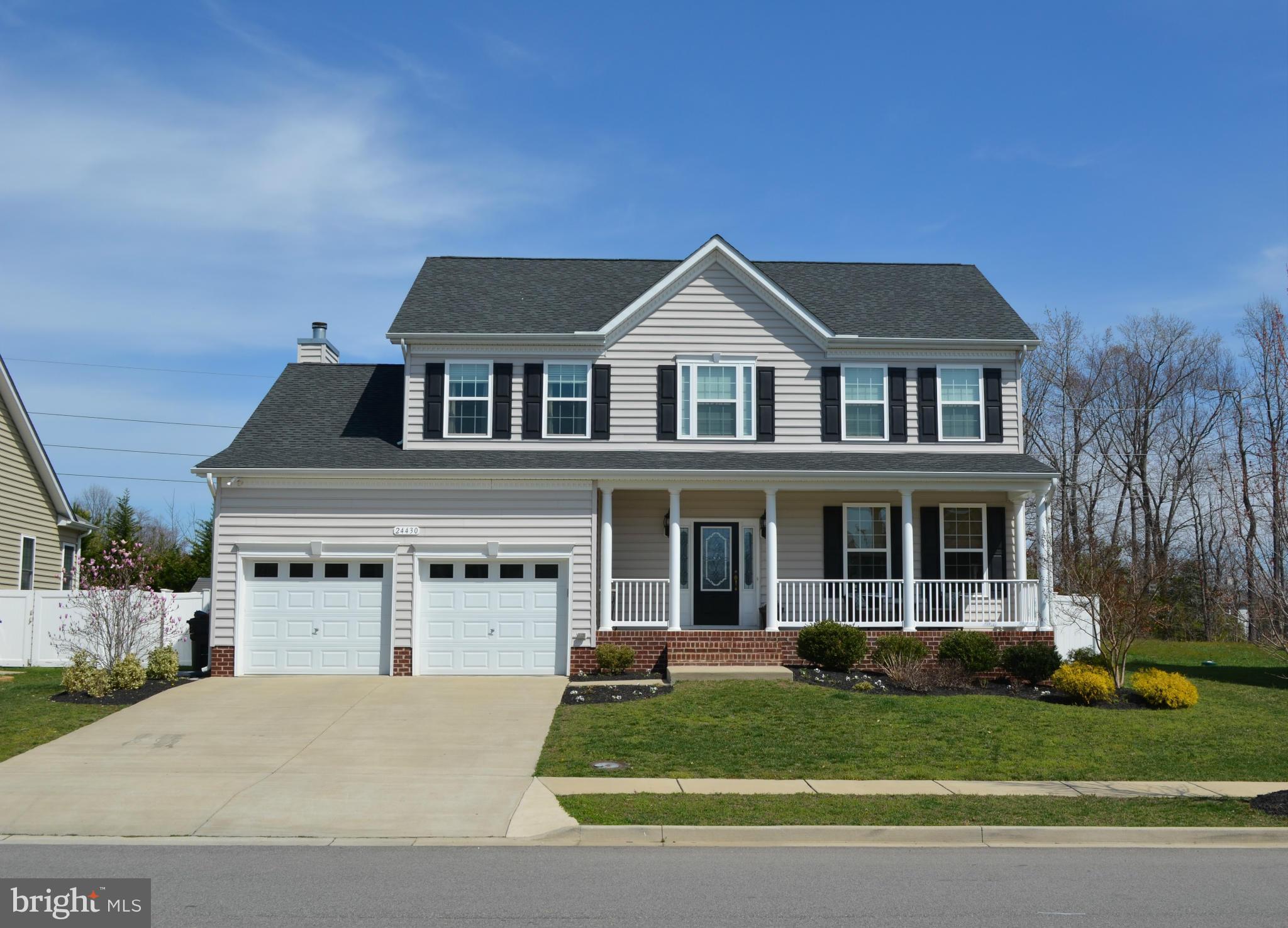Gorgeous Compton that Backs to Trees! Upgrades include: 2' Bump Out; Spacious Kitchen w/ Cntr Island, Granite & Tile Back Splash, Gas Cooktop; Living Rm w/ French Doors; Dining Rm w/ Crown Molding; Walk in Laundry Rm on Bdrm Level; Mstr Bath w/Soaking Tub, Tile Shower w/ bench & Dual Heads; Walk-In Mud Room; 2 Car Garage w/ Shelves; Fully Finished Basement with Bonus Room; Deck; Fenced Back Yard.