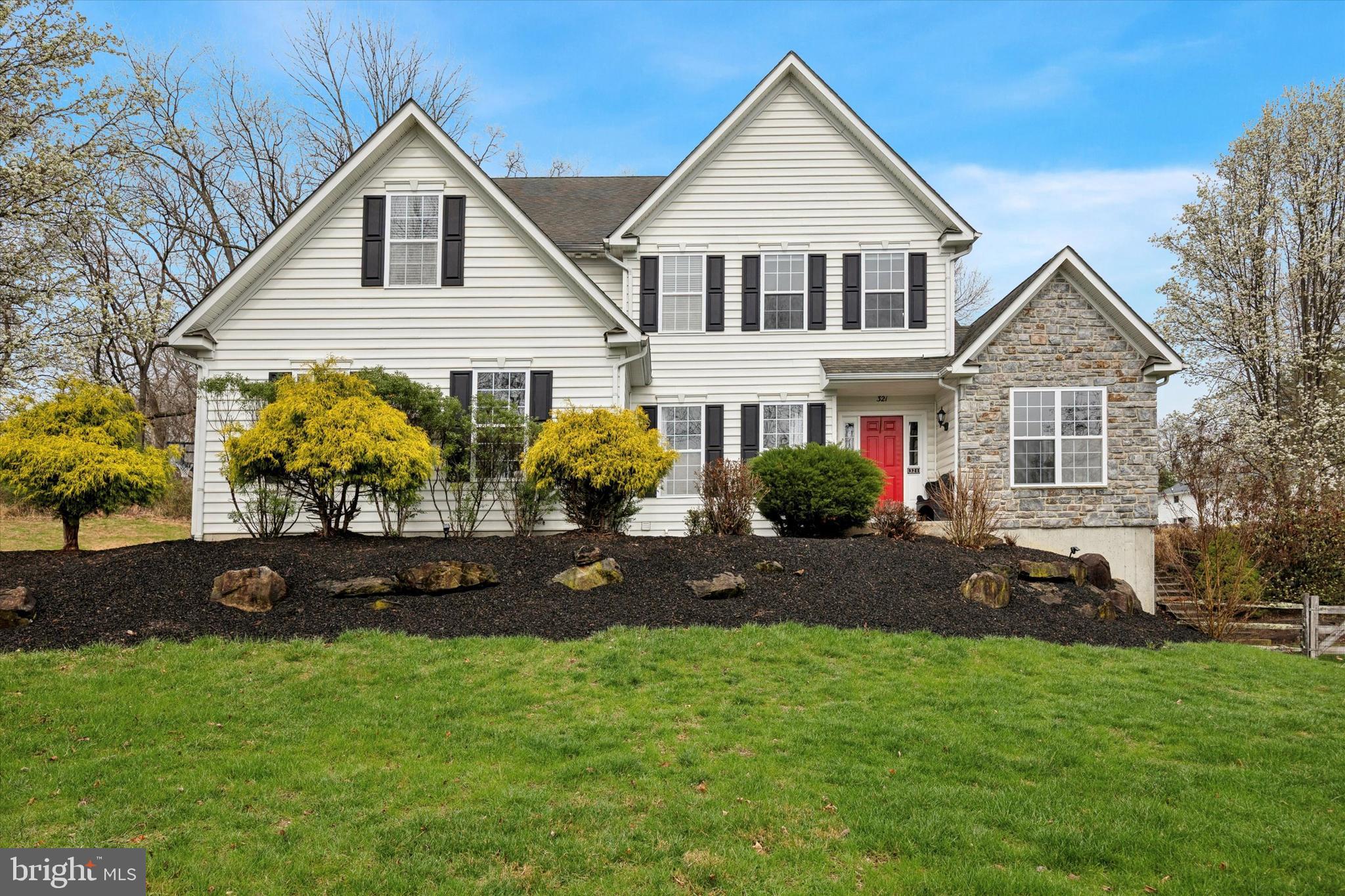 Beautiful and well maintained 4-bedroom home in Rose Tree Media School District. Enter the main level living area with hardwood floors, and French doors to the living room or home office. Walk into the family room with a gas fireplace perfect for winter evenings. To finish out main level the kitchen with granite countertops and tile flooring. The second level has a main bedroom with a luxury bathroom with a jacuzzi tub, tiles shower and walk in closet. Also located on second level are three large bedrooms and a large hall bath. Enjoy the finished basement with a full bathroom, bonus room or home office and gas fireplace. This home is on secluded flag lot set back from road, w/custom in-ground pool w/waterfall, lighting and paver patio for entertaining during those summer nights. Large fenced rear yard with. This home is a must See!! Convenient to all major highways and shopping.