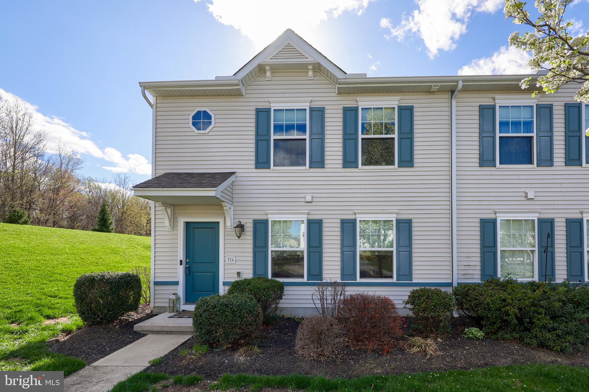 Nestled in the popular Summerfield development in Penn Manor Schools!  Enjoy the countryside surroundings and fresh air views from the large deck sipping that morning coffee or hosting family summer BBQ's.  The home boasts a large gathering open concept  floor plan family room, with newer LVP flooring throughout.  2 primary bedrooms,  2 full baths, and a rear entry 2 car integrated garage.  This energy efficient end unit includes cool central air, electric heat pump, and double pane energy efficient windows.  This home makes a perfect starter, investment, and also perfect for multi-generation living, with a first floor bedroom suite and a second floor primary bedroom.  Perfectly located right outside of the Willow Street area, just a hop and a skip to groceries, shopping, healthcare, and entertainment.   Low maintenance living as the HOA cares for all the lawn maint, snow removal, mulching, ect.   Don't miss out on this gorgeous home.  Set up your private showing today!