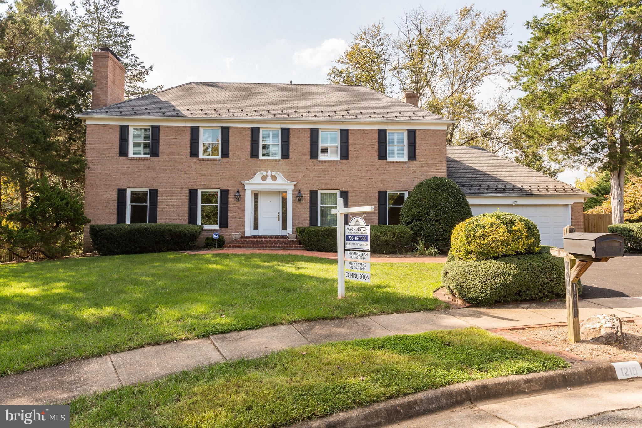 Renovated Brick Colonial on a cul-de-sac w/ new Kitchen & new appliances, windows & more! Gleaming hardwood floors & crown molding throughout. Family Rm w/ fireplace opens to the huge deck. Spacious MBR w/ gas fireplace, walk-in closet & bath w/ dual vanities. Updated Hall Bath in Upper Level. Walk-out Lower Level.