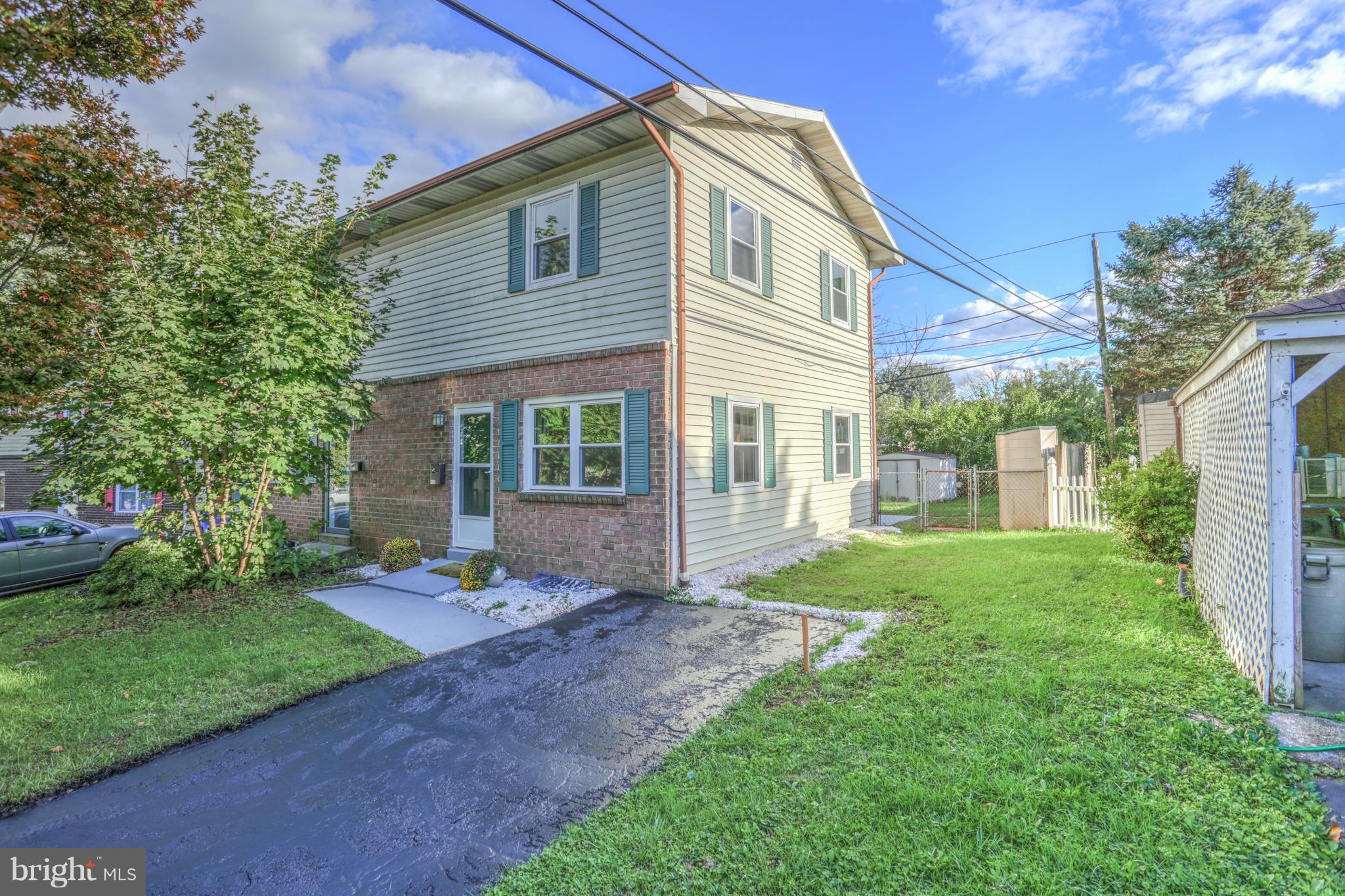 Affordable 2 Bedroom 1 Bath Duplex.  Laundry on main level.  Full basement partially finished.  Updated Bathroom. Pull down stairs to attic hidden behind ceiling tiles in 2nd bedroom.  Fenced in back yard!  Check out this location!  15 mins to Hershey, Downtown Harrisburg, under 1/2 hr to Camp Hill!  AND Within walking distance to Penn State Campus.  Off Street and On Street parking.  Move in ready.  Seller offering one year HSA Home Warranty.