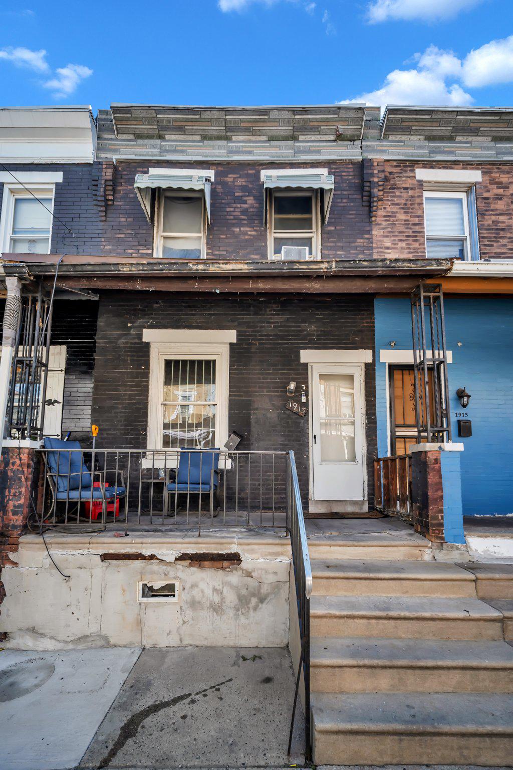 Fantastic porch-front 3-bedroom, 1-bathroom townhouse in the Point Breeze neighborhood.  Bonus, hidden feature unlocked! ... The seller just replaced the sewer line all the way from the street to the basement, including the curb trap.  Currently tenant occupied month to month for $1150/mo it poses as an excellent investment opportunity for someone looking to build their portfolio. Large open first floor with a living/dining combo.  Full kitchen with stacked laundry in the rear and egress to a small, enclosed yard (good size for tables, chairs, bbq, etc). Upstairs: 3 reasonably well-sized carpeted bedrooms and a full bath.  The home's overall size is 1,020 sq. ft. plus there is an unfinished basement.  Immediate rental income is possible (tenants would like to stay) but it could also be sold vacant subject to the existing lease.  A savvy DYI investor could build sweat equity here by making strategic improvements over time, when the time is right.  And, don't forget- that shiny new sewer line has a 10 year warranty.  The location earns a walkscore of "Very Walkable" (81/100) and "Bicycle Friendly" (84/100) with North/South Septa bus lines only a block or so away.  Point Breeze avenue and the surrounding neighborhood have been emerging as a growing market in recent years. This property is poised for continued appreciation making it a smart choice for investors looking to capitalize on rental demand and potential future value increases. Don't miss the chance to add this promising asset to your portfolio.