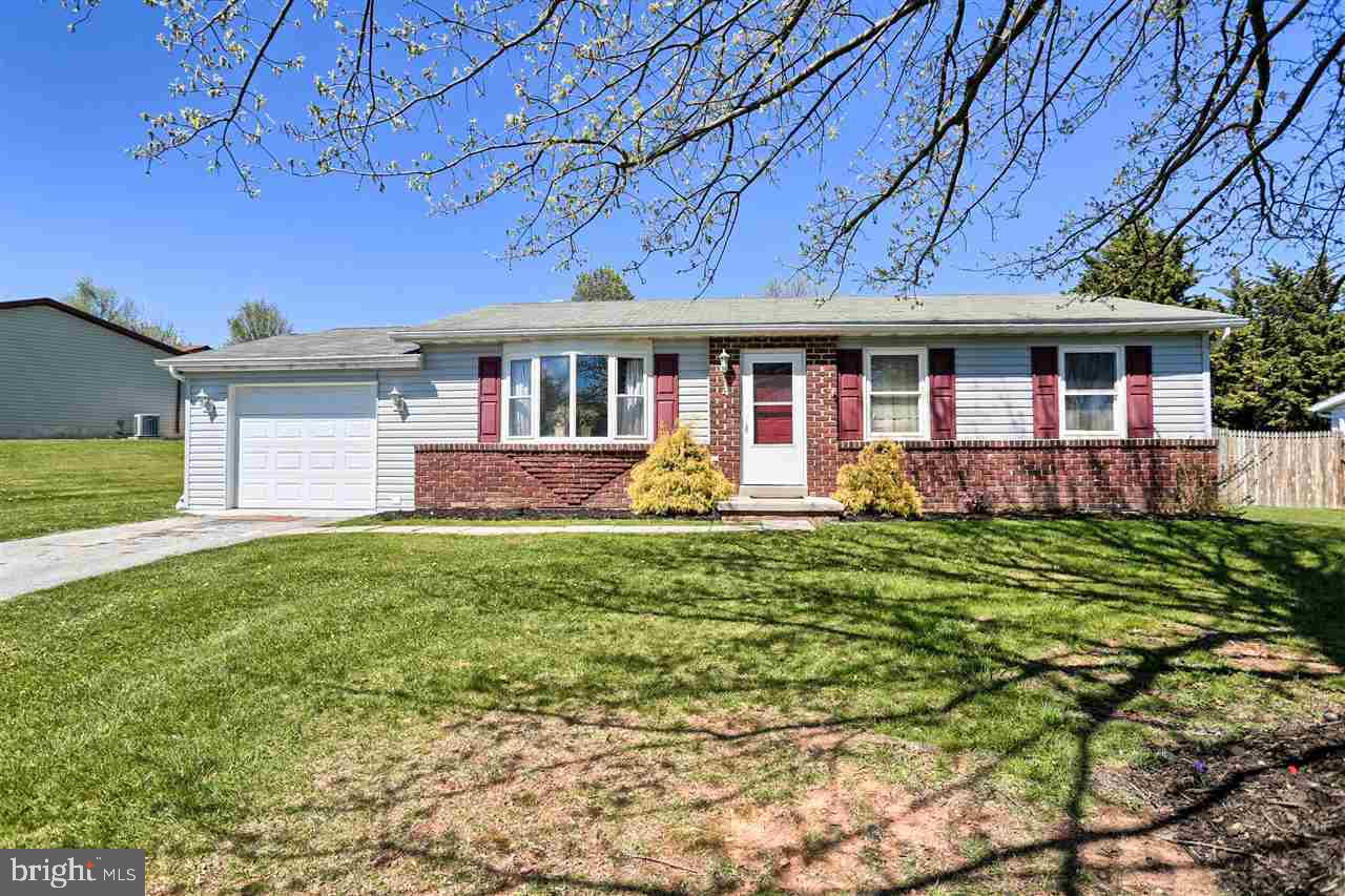 Convenient South Hanover 5 bedroom, 2 bath rancher with a garage.  Laminate floors. New carpet.  Newly finished basement with laminate floors. Replacement windows.  Fenced yard.  Above ground pool can be included or removed at buyer's request. Brand new patio door and water heater. Replacement windows.