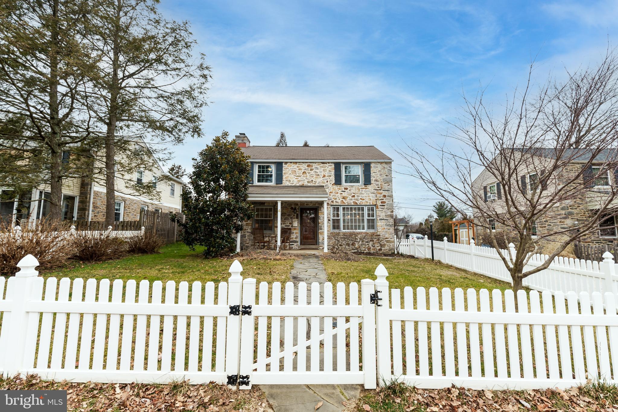 Just STEPS from Villanova University campus!  This stunning 3 bed 2.5 bath home is nestled in a prestigious community and has been meticulously renovated for a perfect blend of modern elegance and classic charm providing a comfortable and stylish living experience.  The warmth of the hardwood floors flows seamlessly throughout the entire home.  The living room is adorned with a charming fireplace, providing a cozy focal point for gatherings and relaxation on chilly evenings.  The kitchen is a culinary delight, featuring modern appliances, sleek countertops, and ample storage space. It's a haven for those who love to cook and entertain, making meal preparation a joy.  3 generously sized bedrooms upstairs, primary bedroom features an ensuite bath with stall shower.  The home also has a one car garage, and a fenced in yard.  
One of the highlights of this property is its proximity to Villanova, making it ideal for those who appreciate the convenience of being just steps away from the renowned university. Explore the vibrant local community, take a stroll through the charming streets, or enjoy the cultural and recreational amenities that Bryn Mawr has to offer.  Don't wait, schedule your private tour today!