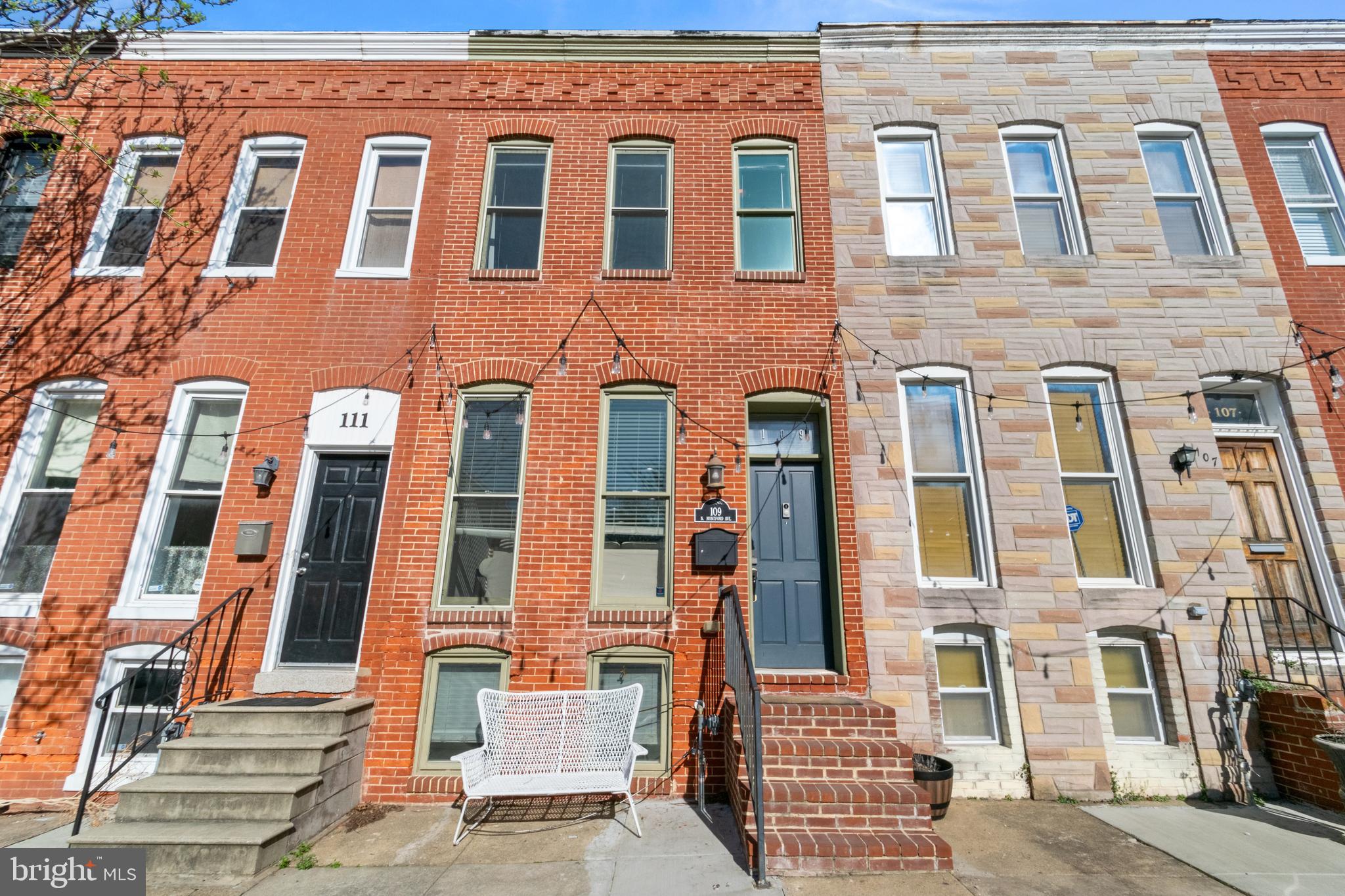 Gorgeous 3 bedroom, 2 bath brick home in great condition and at a great spot just north of Patterson Park. Fells Point, Canton, and within walking distance from JOHNS HOPKINS Medical Center.

Open floor plan with a living room and dining room that lead right into the kitchen. The kitchen has granite countertops, stainless steel appliances, tiled backsplash, tall cabinets, and a butcher block island. The home also features high ceilings, recessed lights, ceiling crowns, beautiful exposed brick, and hardwood floors, .

The third bedroom is in the basement, and there’s another bathroom too.  The basement leads to a private patio and parking pad, although street parking is diagonal allowing for more options to park!