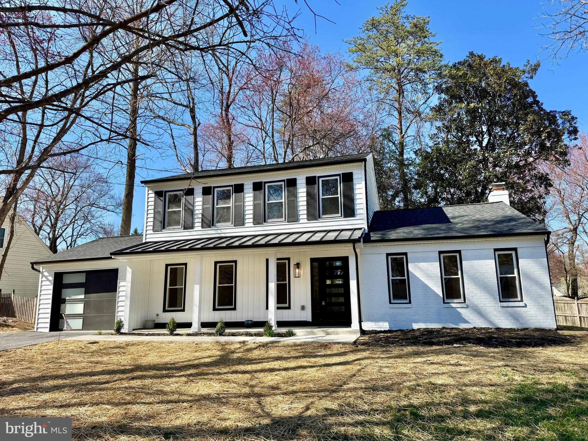 Welcome to Atwell Road, ideally located near Falls Road, I-270 and Montrose Road!  This fully renovated home features a brand new Gourmet Kitchen with island, skylight, and breakfast area open to the family room with fireplace.  The main level provides a versatile Den or Office, a half bath, and newly opened floorplan with recessed lighting and modern!  Three Large Bedrooms, primary has its own bath, all bath with newly tiled Finishes and upgraded fixtures!  Fully Finished basement with Rec Room, 3rd custom tiled full bath, and laundry closet.  Inviting covered front Porch with designer front door.  Rear patio for entertaining complemented by a wooded backyard for privacy!   Garage door, thermostat and Refrigerator are wifi ready!  New:  Roofing,  gutters, windows & doors, Heating and Cooling, wiring, plumbing, mechanicals, appliances, flooring, garage door, drywall, moldings, and of course freshly painted neutral throughout!  Attached, one car garage and newly expanded two car driveway!  Home warranty available.
