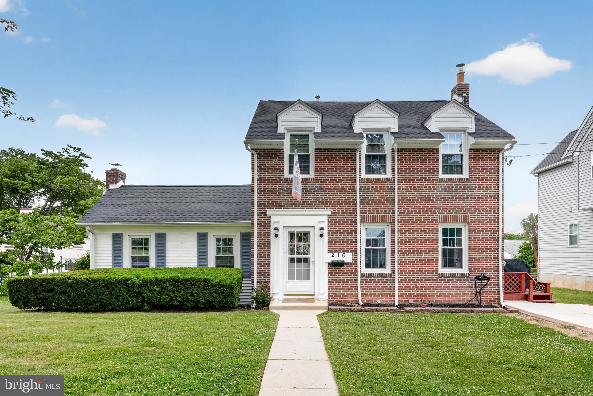 Charming Brick Colonial in the Heart of Broomall! Welcome to this timeless 3-bedroom, 1.5-bath brick Colonial located in desirable Marple Township and the highly rated Marple Newtown School District. This home blends classic character with everyday functionality, featuring hardwood floors, high ceilings, a welcoming center foyer, formal living and dining rooms, and a wood-burning fireplace. The spacious eat-in kitchen offers ample room for future customization, while French doors and architectural details lend warmth and charm throughout. Enjoy outdoor entertaining on the rear deck overlooking the expansive yard, perfect for gatherings, games, gardening, or relaxing evenings. Additional features include an unfinished basement with laundry, a convenient first-floor powder room, and a generous lot size, which is rarely found in the area. Conveniently located near schools, shopping, dining, parks, and major commuter routes, including Route 3 and I-476. A wonderful opportunity to own a classic home in one of Delaware County's most sought-after communities. Recent improvements include: new roof(8/2025),  two-zone HVAC(8/2025), 200 amp service(6/2025), natural gas conversion (5/2024), Concrete Patio/Driveway(4/2026), Bathroom remodel 2/2025, Powder room remodel (12/2025), full house painting (2/2025)