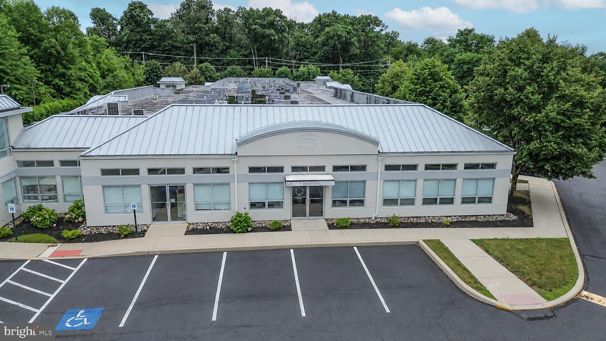 Professional Office Space for Sale – Highpoint Business Park, Chalfont, PA

Exceptional opportunity to own a professional office condominium in the highly desirable Highpoint Business Park. This approximately 2,500± SF end-unit office combines Units 122 & 123 into one spacious, well-appointed suite designed to accommodate a wide range of professional and medical uses.

The thoughtfully designed floor plan features a welcoming reception area, seven private offices, a large conference room, two restrooms, and a generously sized storage room. As an end unit with windows on three sides and two private entrances, the space is filled with abundant natural light, creating a bright and inviting work environment. Additional features include two-zone heating and central air conditioning for enhanced comfort and efficiency.

This versatile office is well suited for medical practices, attorneys, accountants, architects, engineers, financial services, real estate professionals, insurance agencies, consultants, and many other professional users.

Condominium association fees include common area maintenance, building insurance, water, roof maintenance, fire protection, trash removal, pest control, landscaping, and snow removal.

Ideally located just off County Line Road at the Montgomery and Bucks County border, the property offers convenient access to Routes 463, 309, 152, 202, and nearby Route 611. Major employment centers including Doylestown, Lehigh Valley, Philadelphia, Trenton, and West Chester are all within approximately a 45-minute drive. The location also benefits from 18,500± vehicles per day along County Line Road,  providing excellent accessibility and visibility.