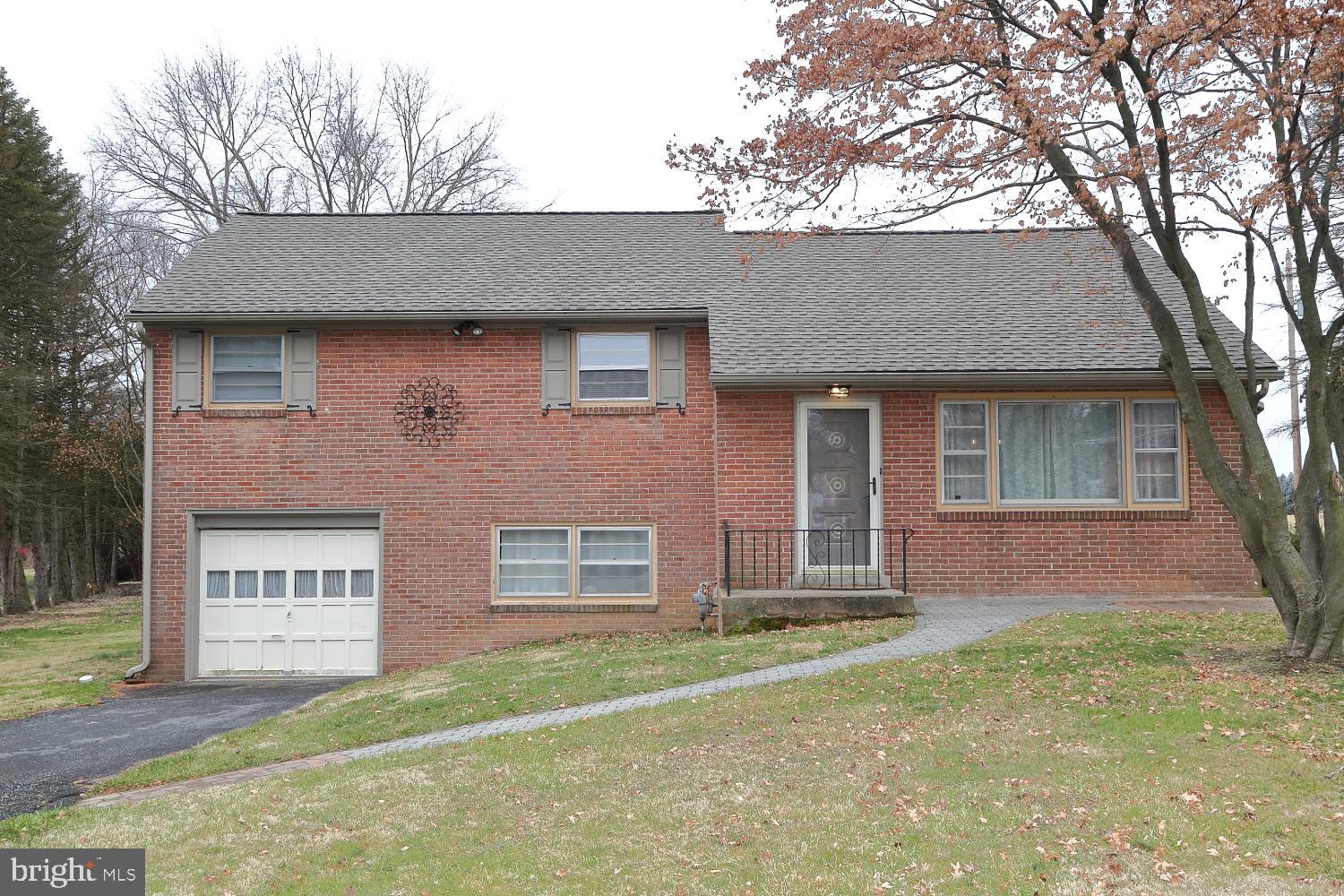 Updated split-level nestled in Manheim Township Schools.  Hardwood floors throughout,  newer roof, newer heat and A/C system,  open living/dining room, and updated kitchen/bath.  Large backyard  and covered concrete back patio perfect for entertaining.  All appliances included.